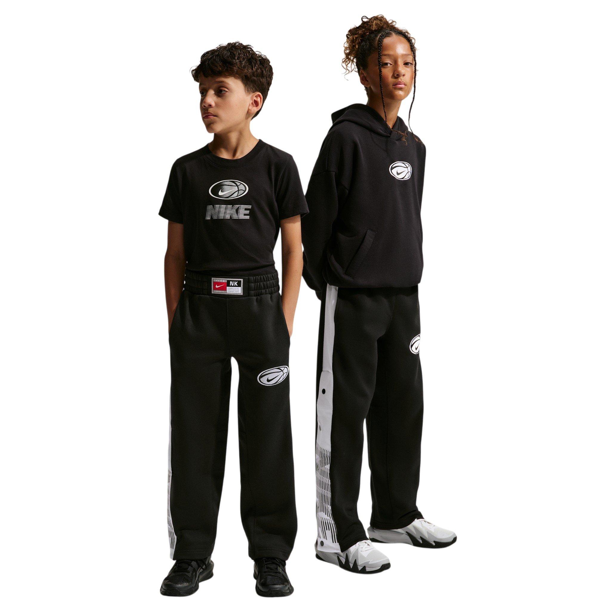 Nike Big Kids' Basketball Pants - Black - BLACK Thumbnail View 1