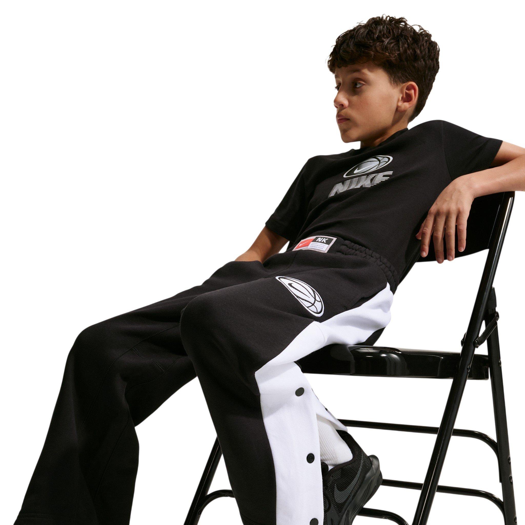 Nike Big Kids' Basketball Pants - Black - BLACK Thumbnail View 5