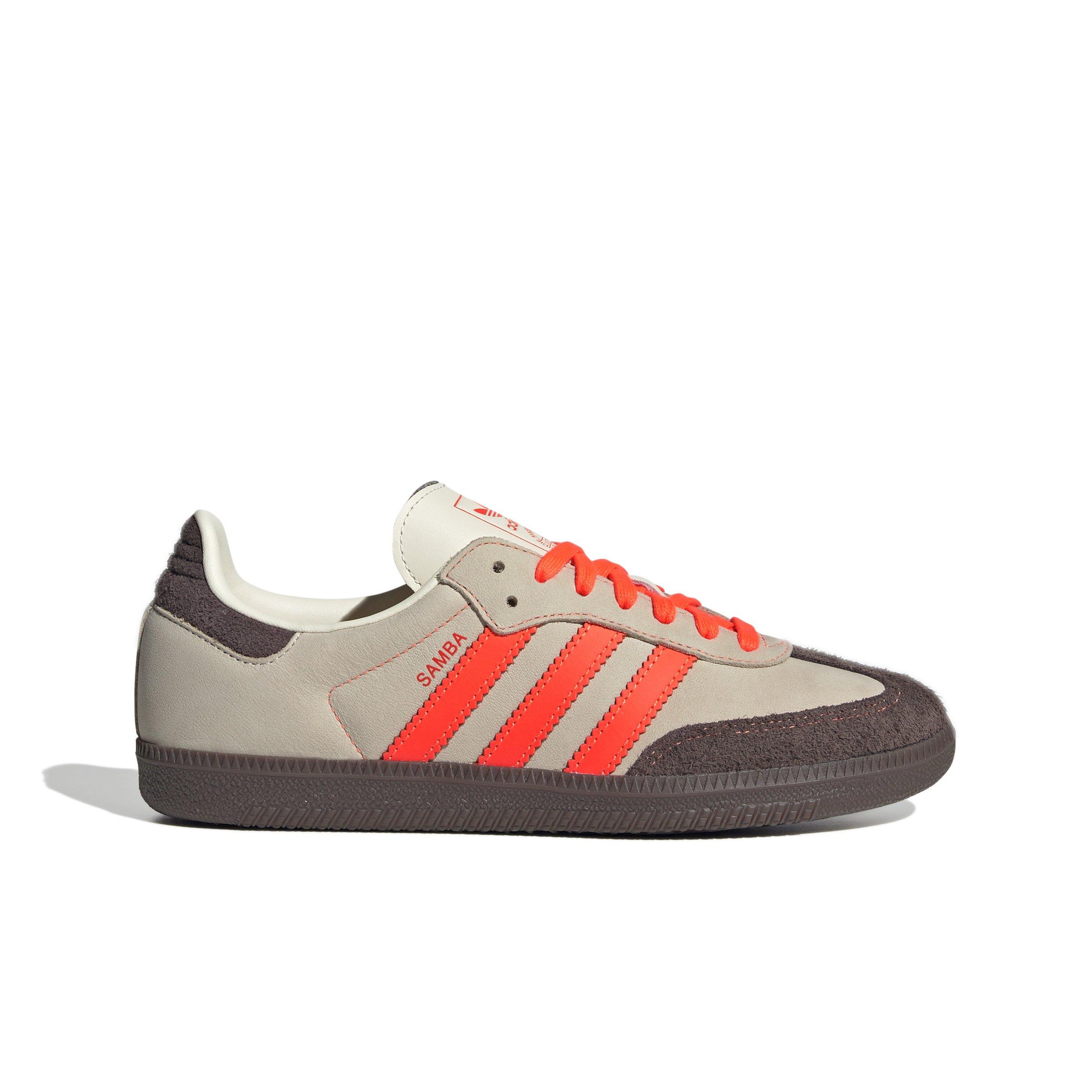 adidas Originals Samba OG "Solar Orange/Cream White/Solar Orange" Women's Shoe - ORANGE/CREAM/ORANGE Thumbnail View 1