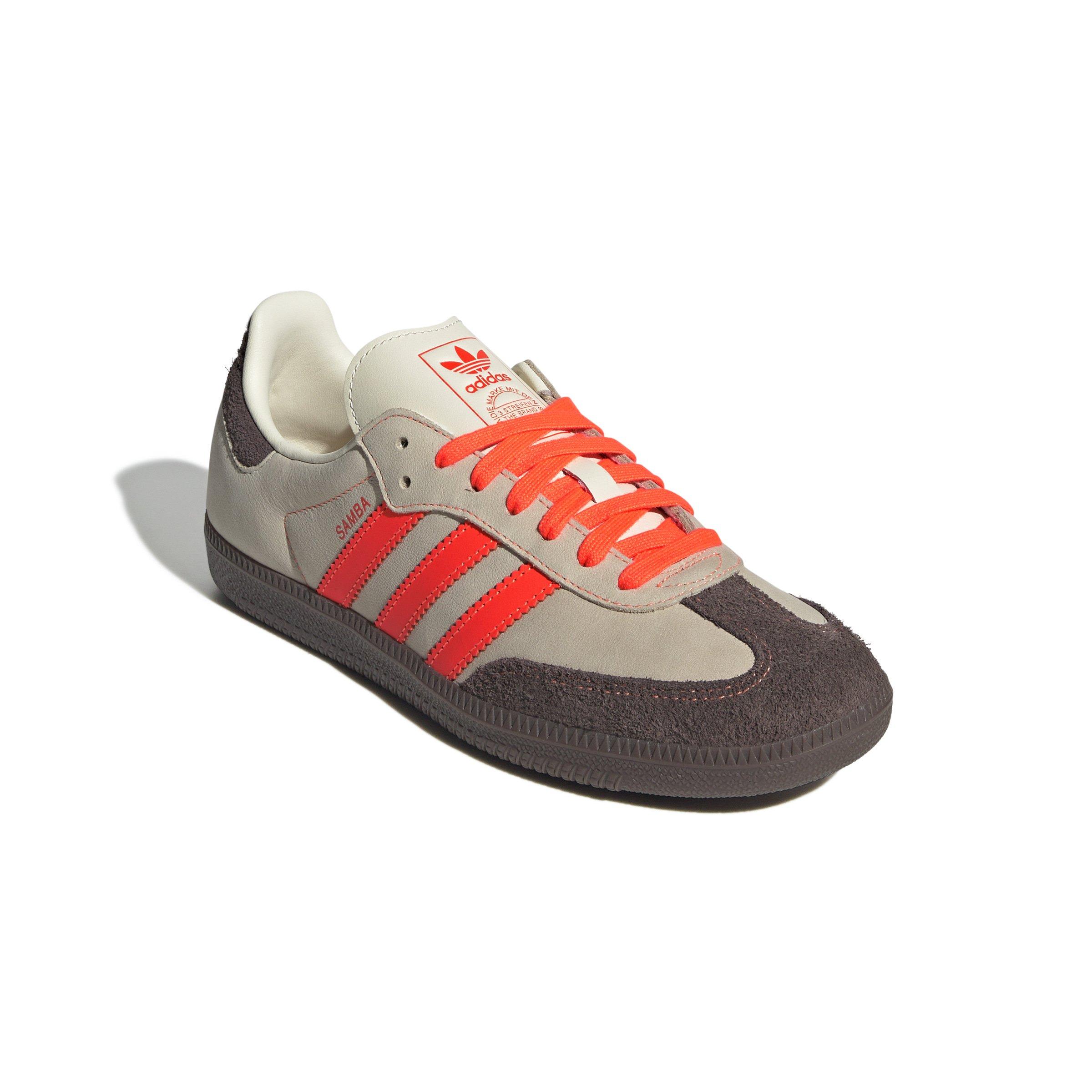 adidas Originals Samba OG "Solar Orange/Cream White/Solar Orange" Women's Shoe - ORANGE/CREAM/ORANGE Thumbnail View 3