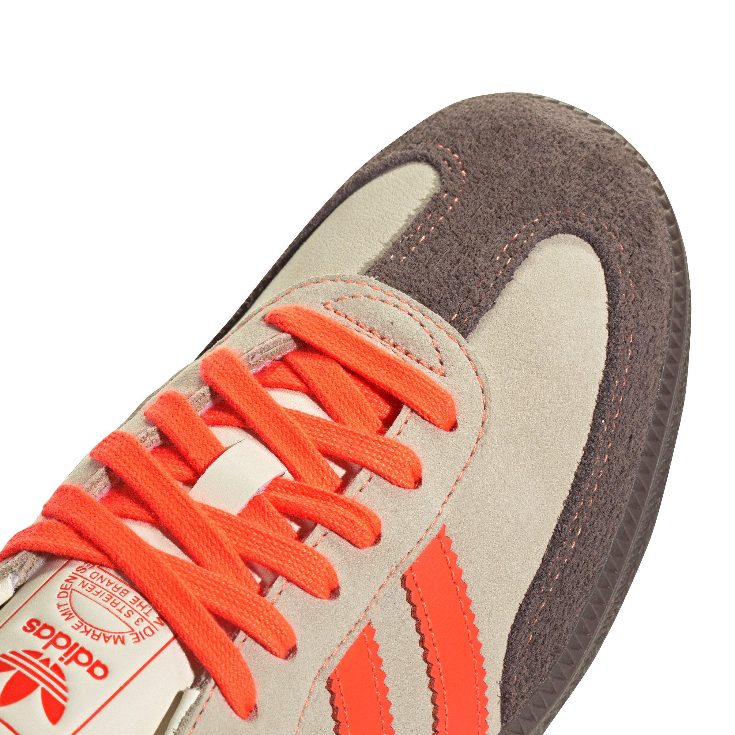 adidas Originals Samba OG "Solar Orange/Cream White/Solar Orange" Women's Shoe - ORANGE/CREAM/ORANGE Thumbnail View 7