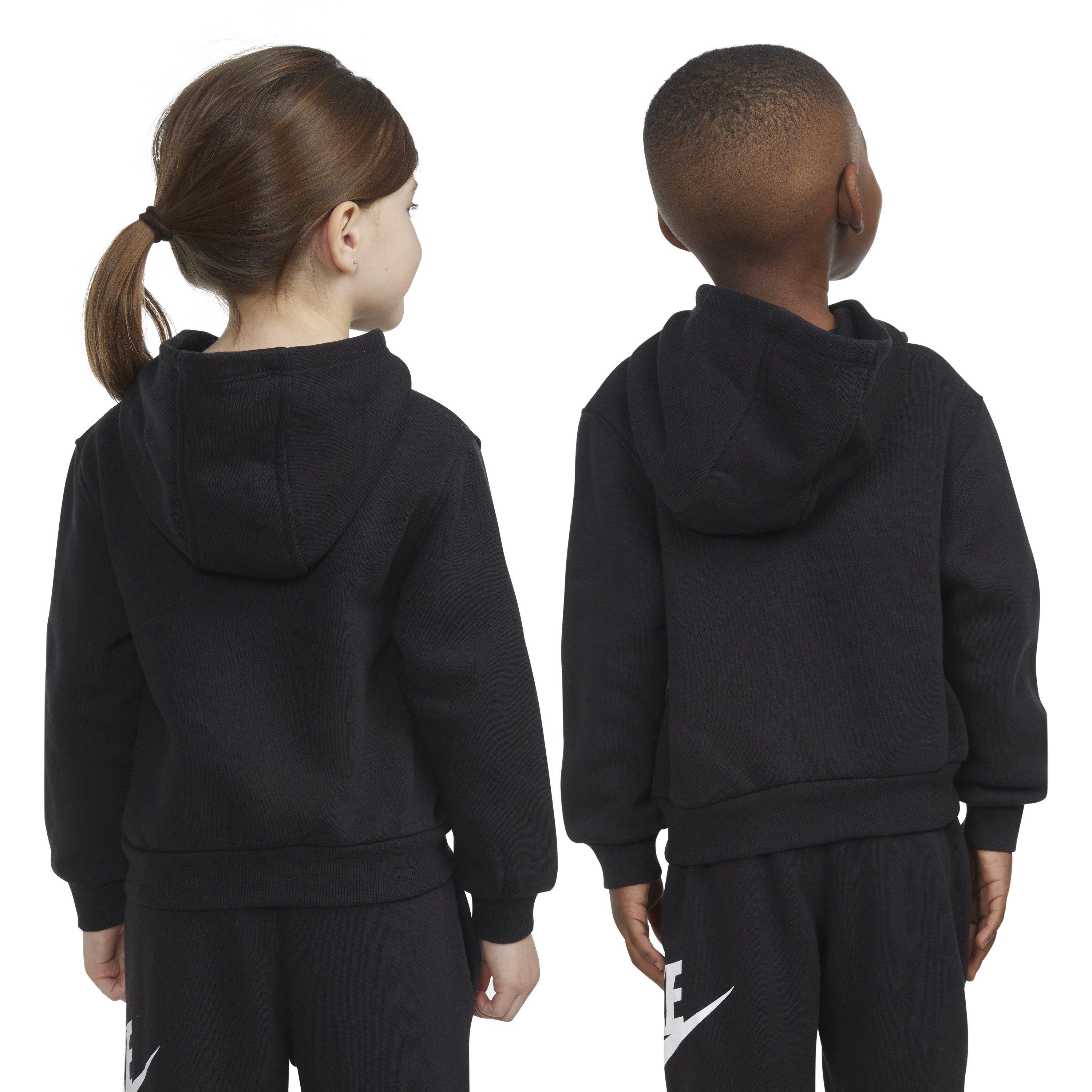 Nike Toddler Sportswear Club Fleece HBR Hoodie - Black - BLACK Thumbnail View 2