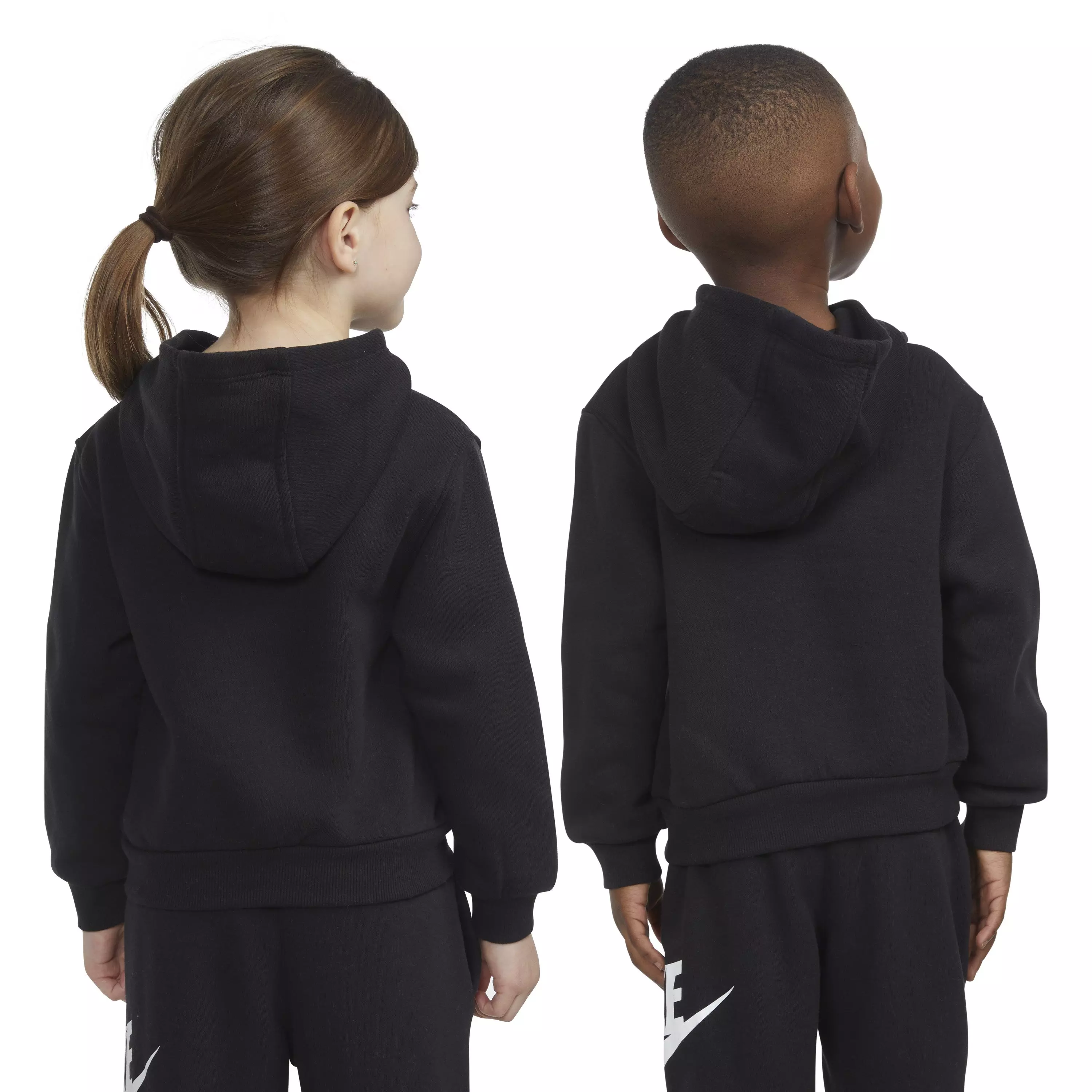 Nike Toddler Sportswear Club Fleece HBR Hoodie - Black - BLACK