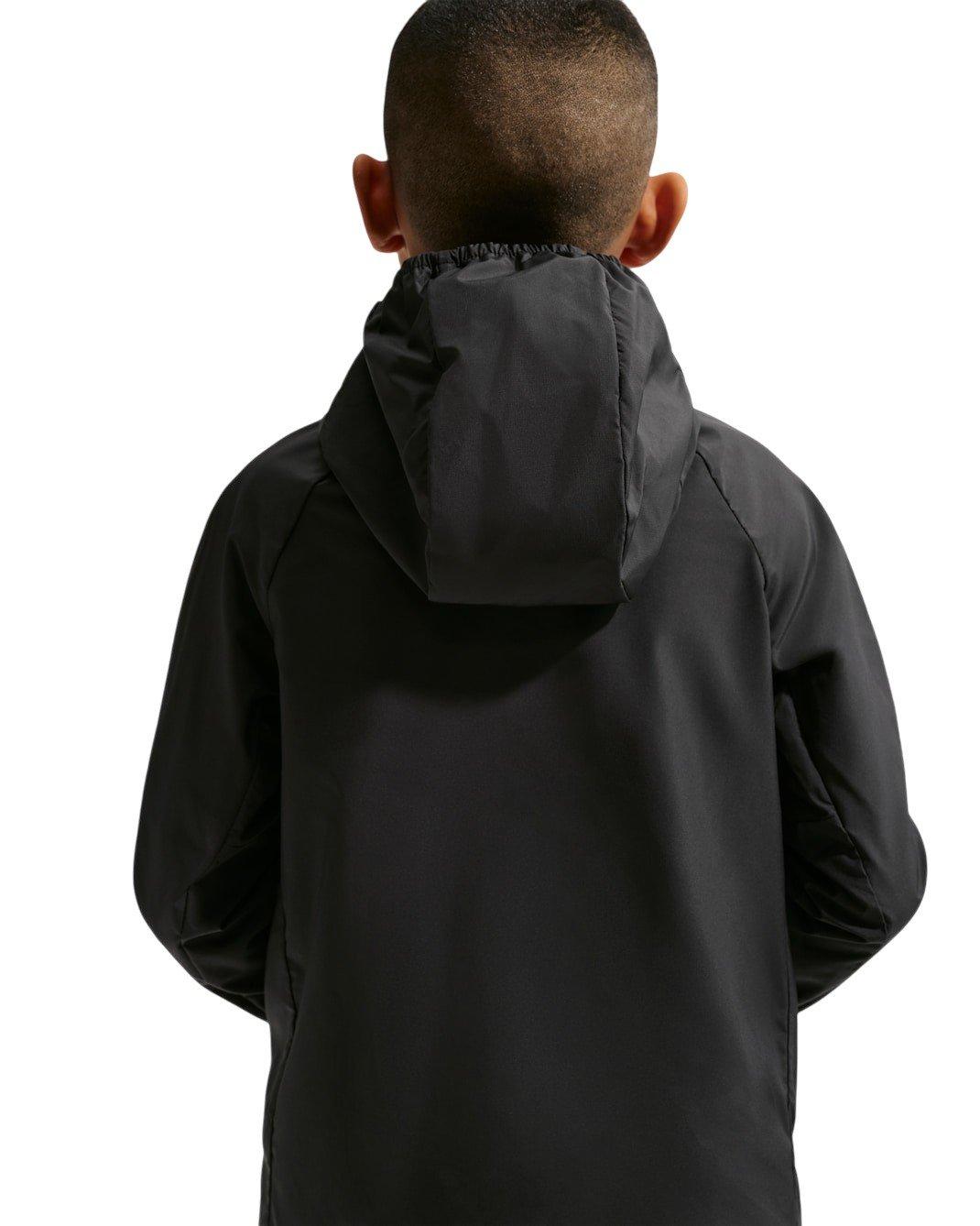 Nike Big Kids' Miler Repel UV Training Jacket - Black - BLACK Thumbnail View 4