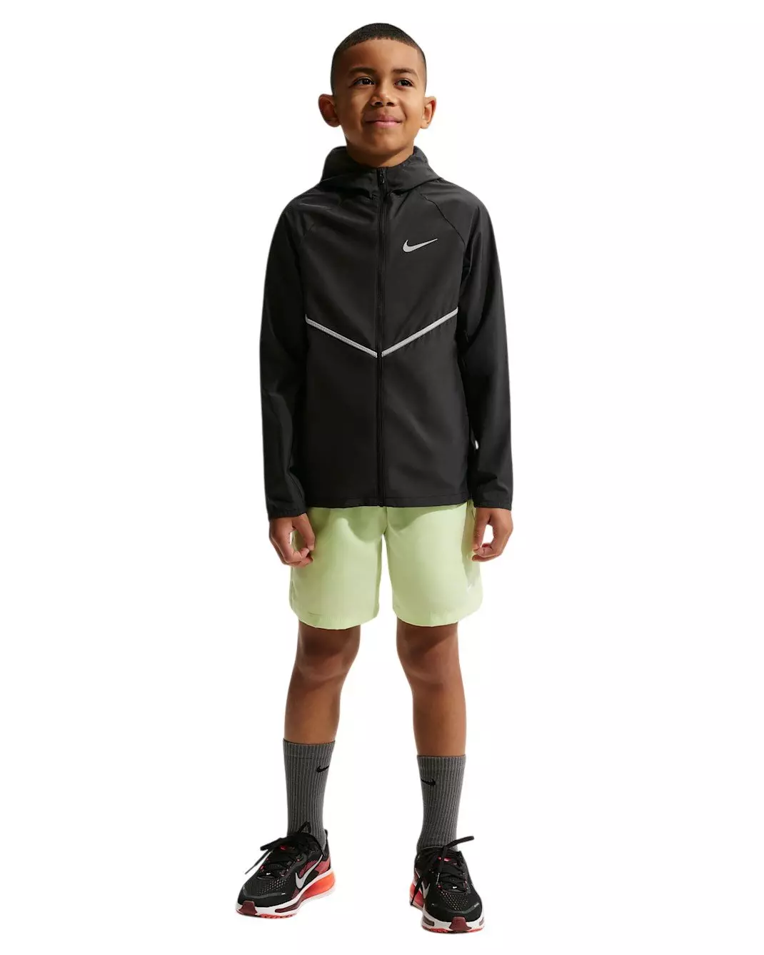Nike Big Kids' Miler Repel UV Training Jacket - Black - BLACK