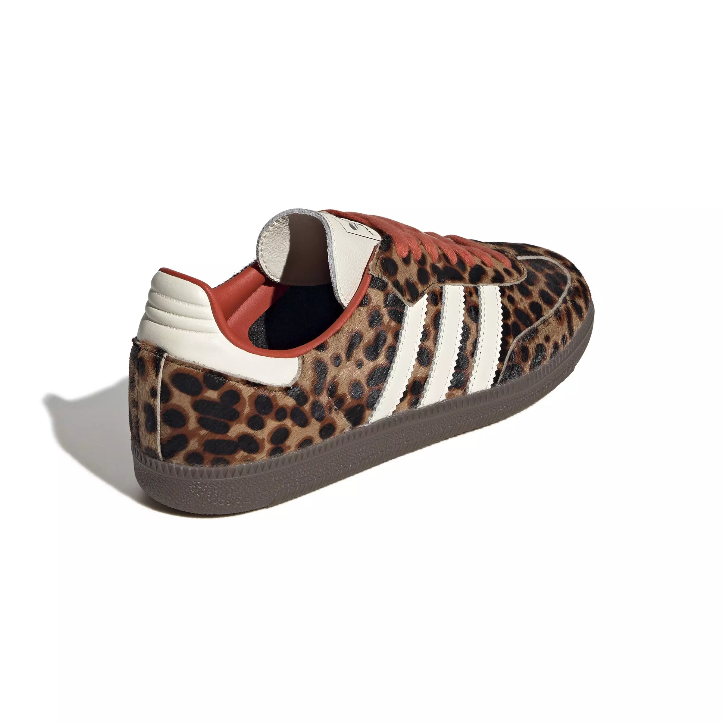 adidas Originals Samba OG "Leopard Print" Women's Shoe - BLACK/RED/CREAM