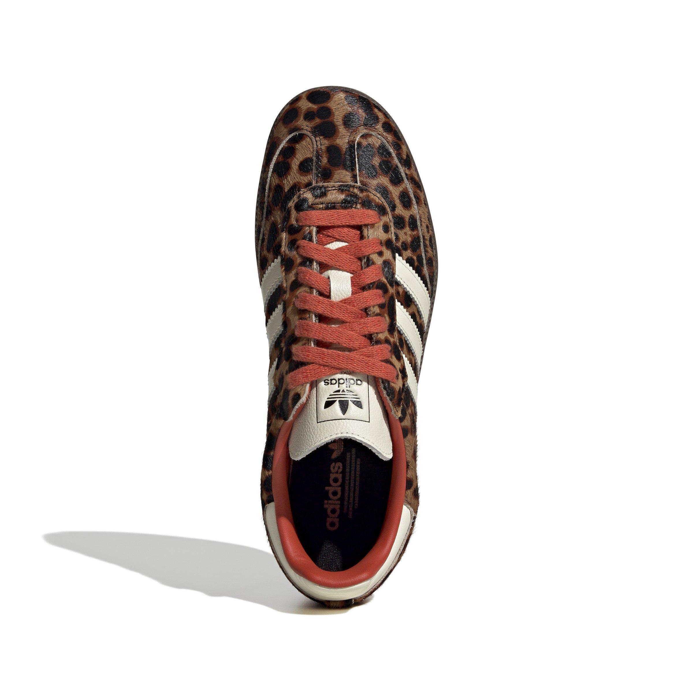 adidas Originals Samba OG "Leopard Print" Women's Shoe - BLACK/RED/CREAM Thumbnail View 5