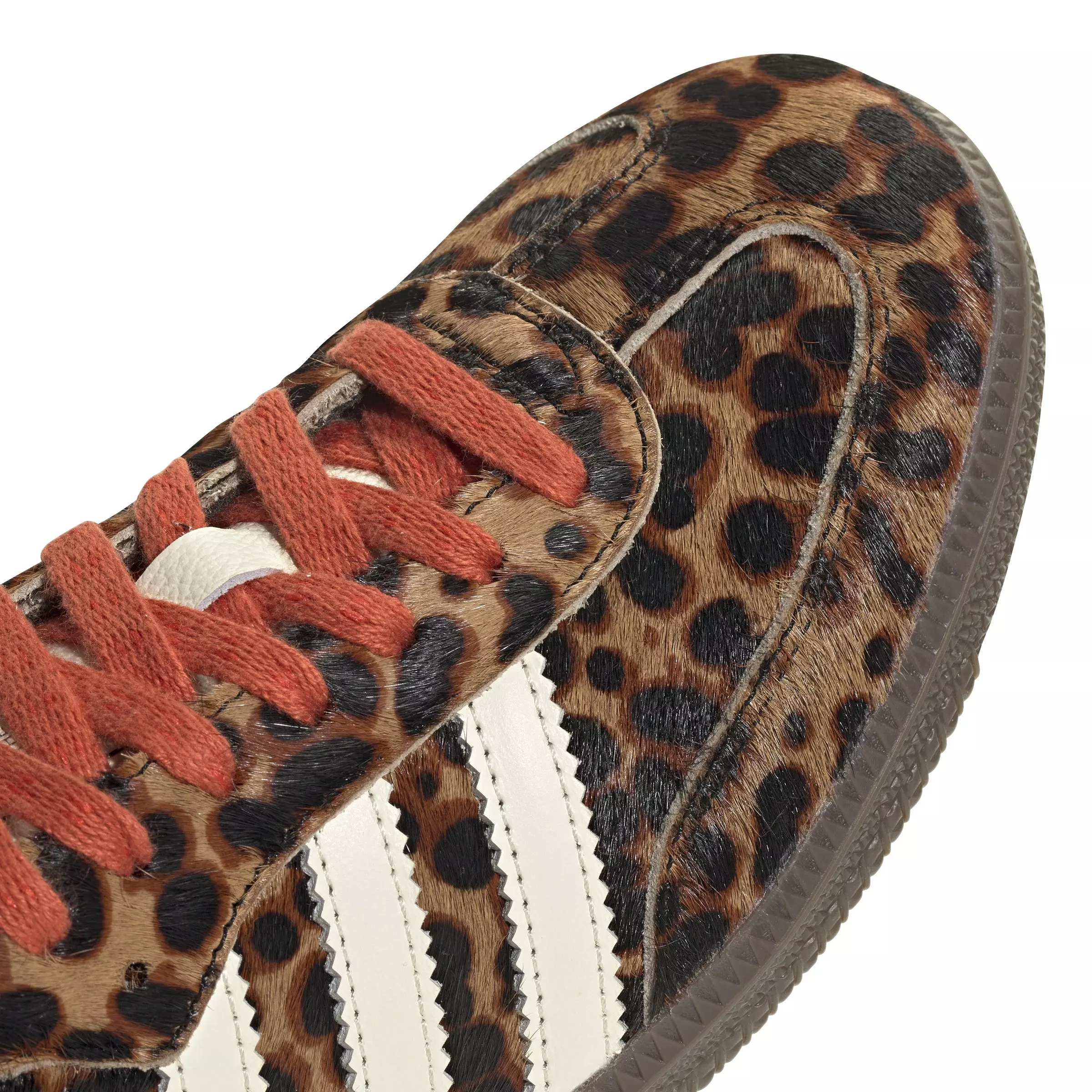 adidas Originals Samba OG "Leopard Print" Women's Shoe - BLACK/RED/CREAM