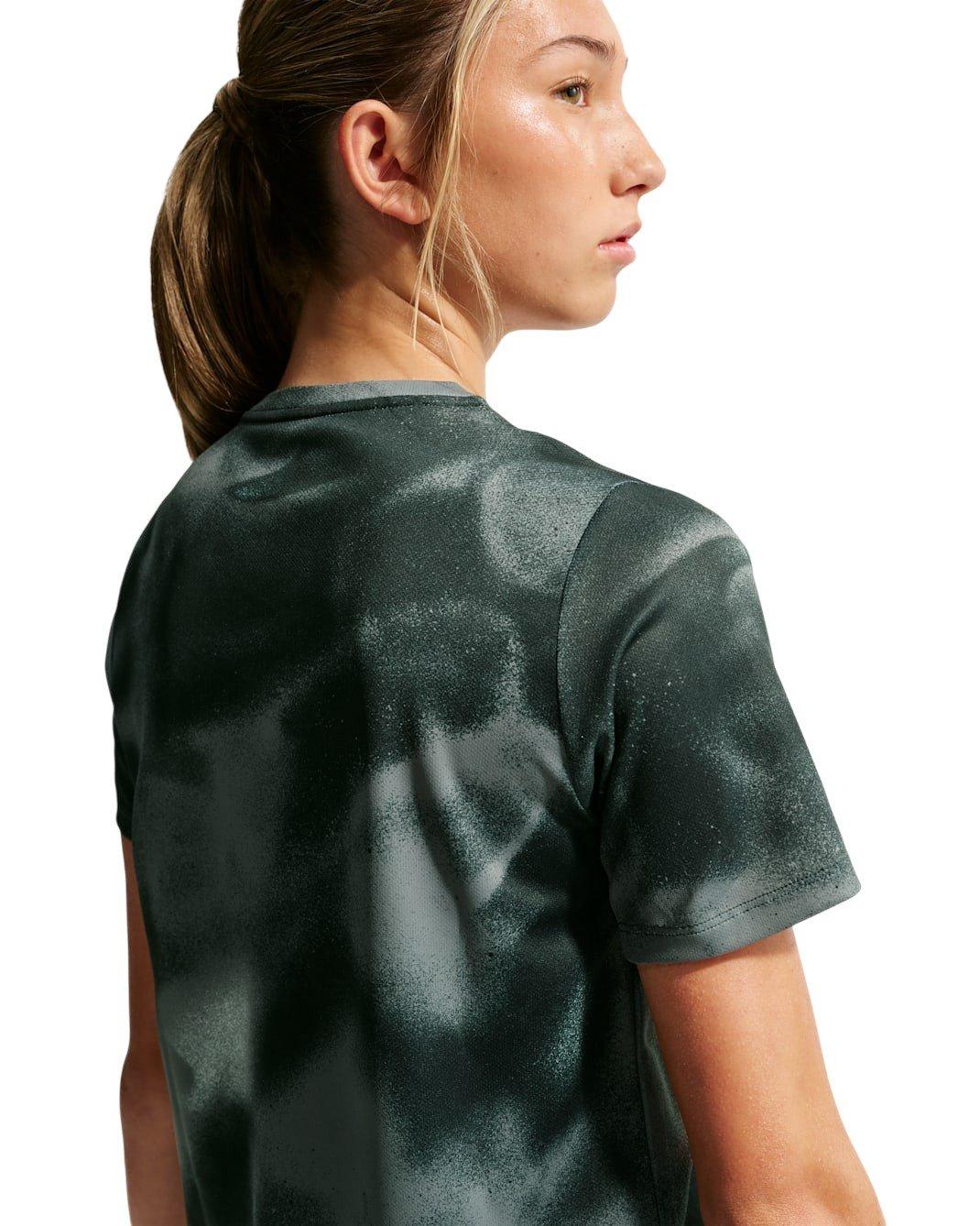 Nike Miler Dri-FIT Big Kids' Black Short Sleeve Running Top