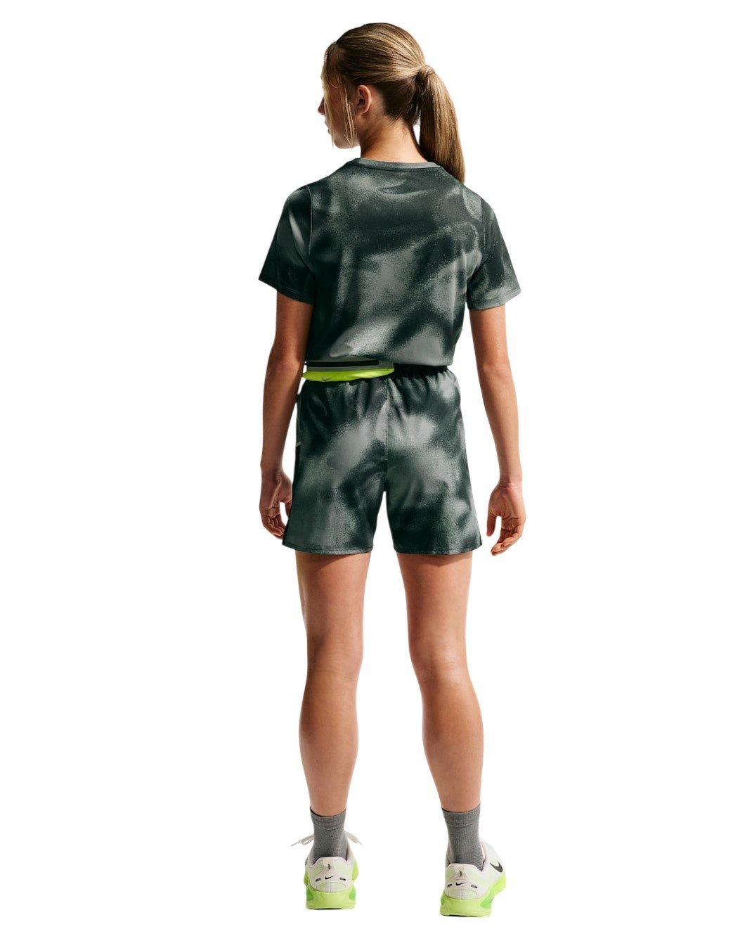 Nike Big Kids' Miler Dri-FIT Short Sleeve Running Top - Black - BLACK Thumbnail View 5
