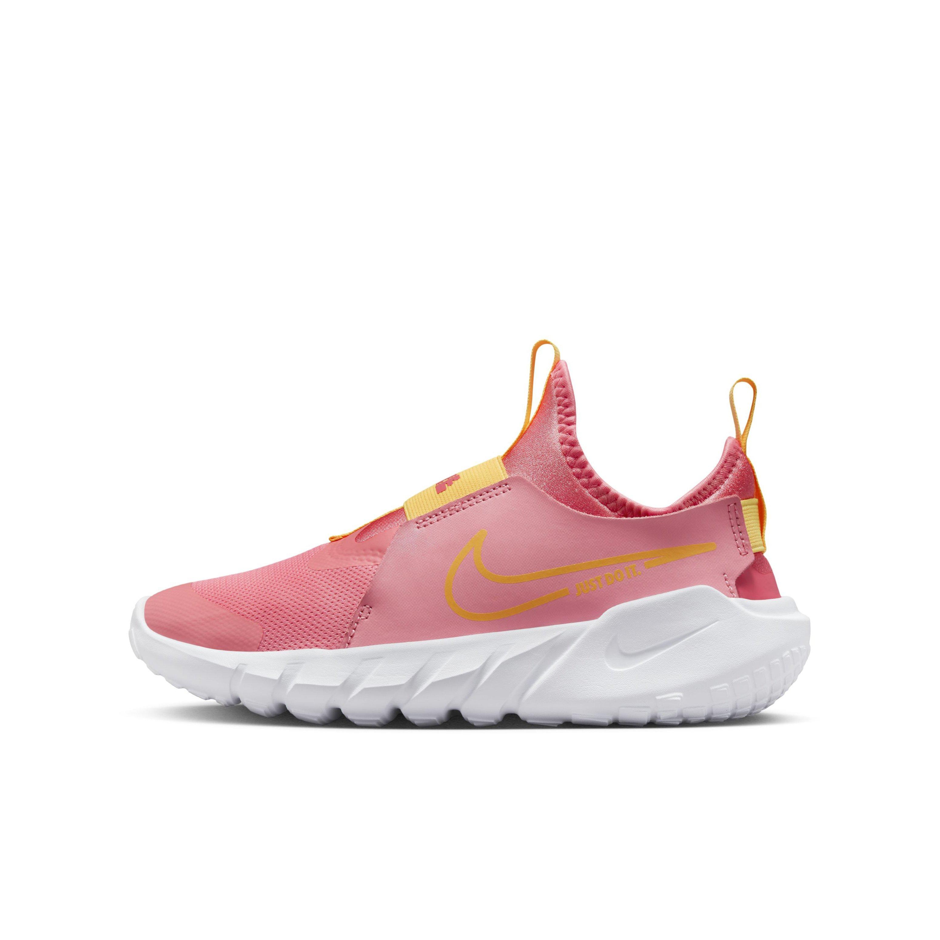 Nike Flex Runner 2 Grade School Girls' "Coral Chalk/Sea Coral/White/Citron Pulse" Running Shoe