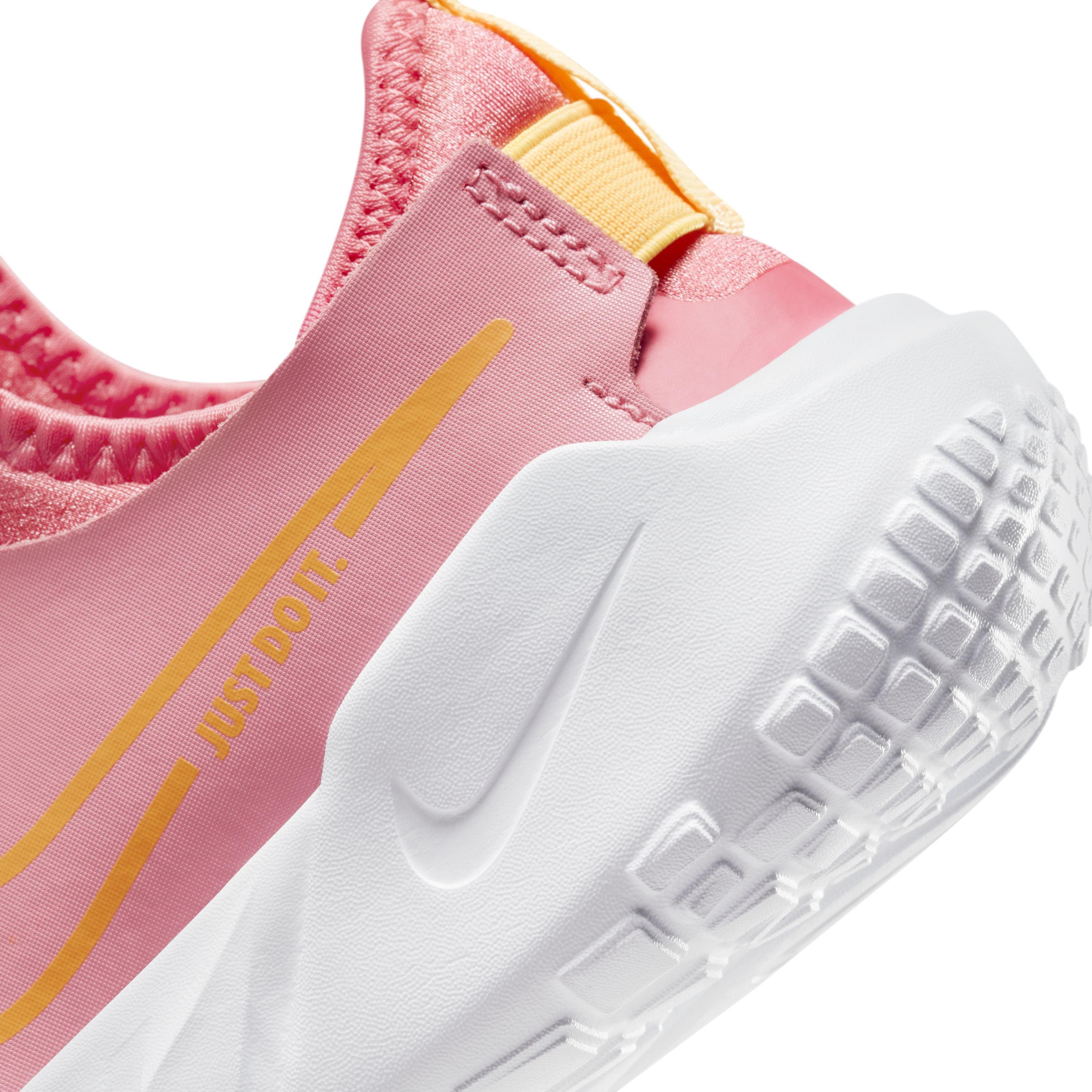 Nike Flex Runner 2 Grade School Girls' "Coral Chalk/Sea Coral/White/Citron Pulse" Running Shoe