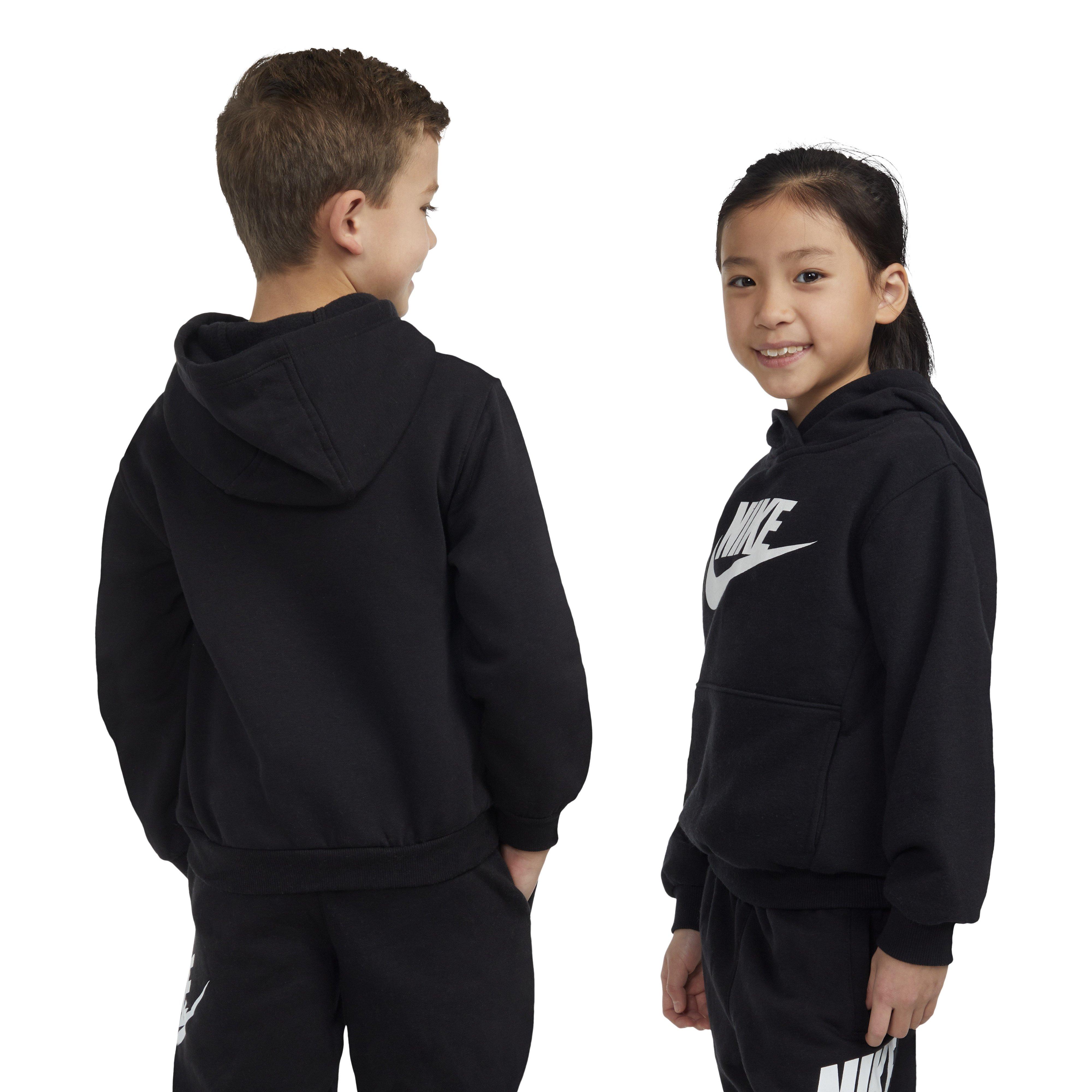 Nike Sportswear Club Fleece HBR Little Kids' Black Hoodie