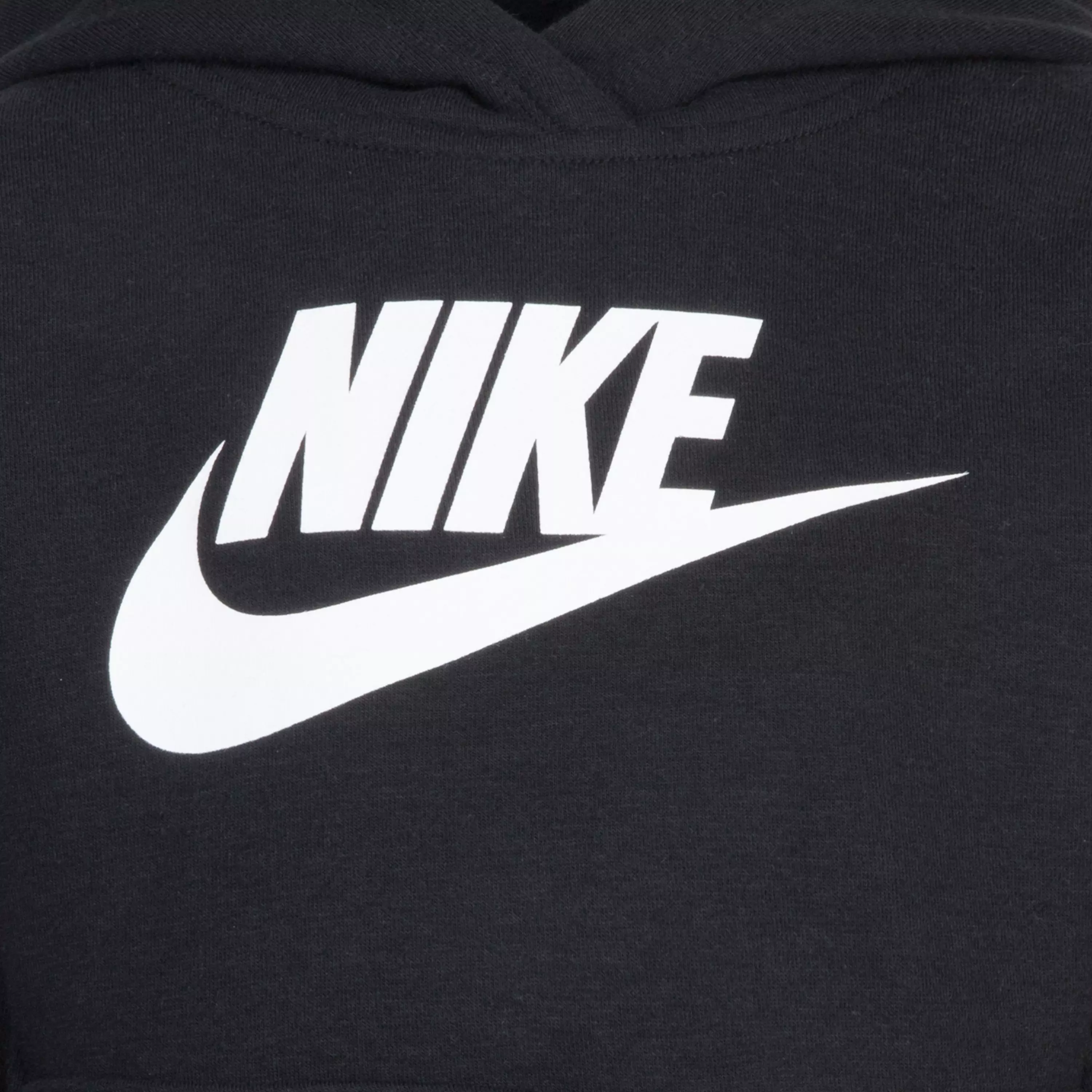 Nike Little Kids' Sportswear Club Fleece HBR Hoodie - Black - BLACK