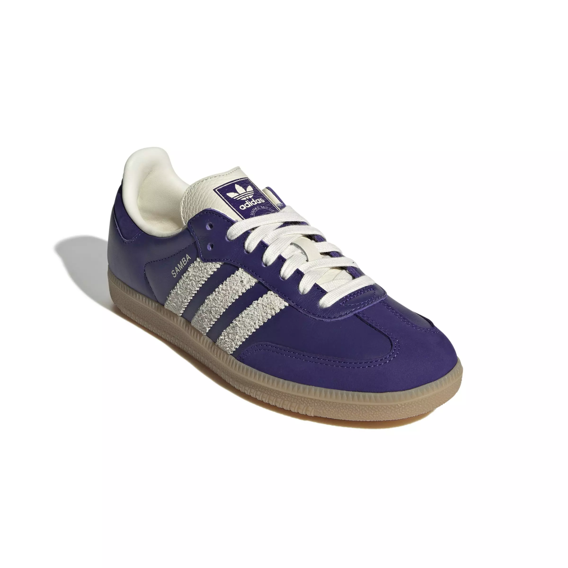 adidas Originals Samba OG "Collegiate Purple/Cream White/Gum 3" Women's Shoe - PURPLE/CREAM/GUM