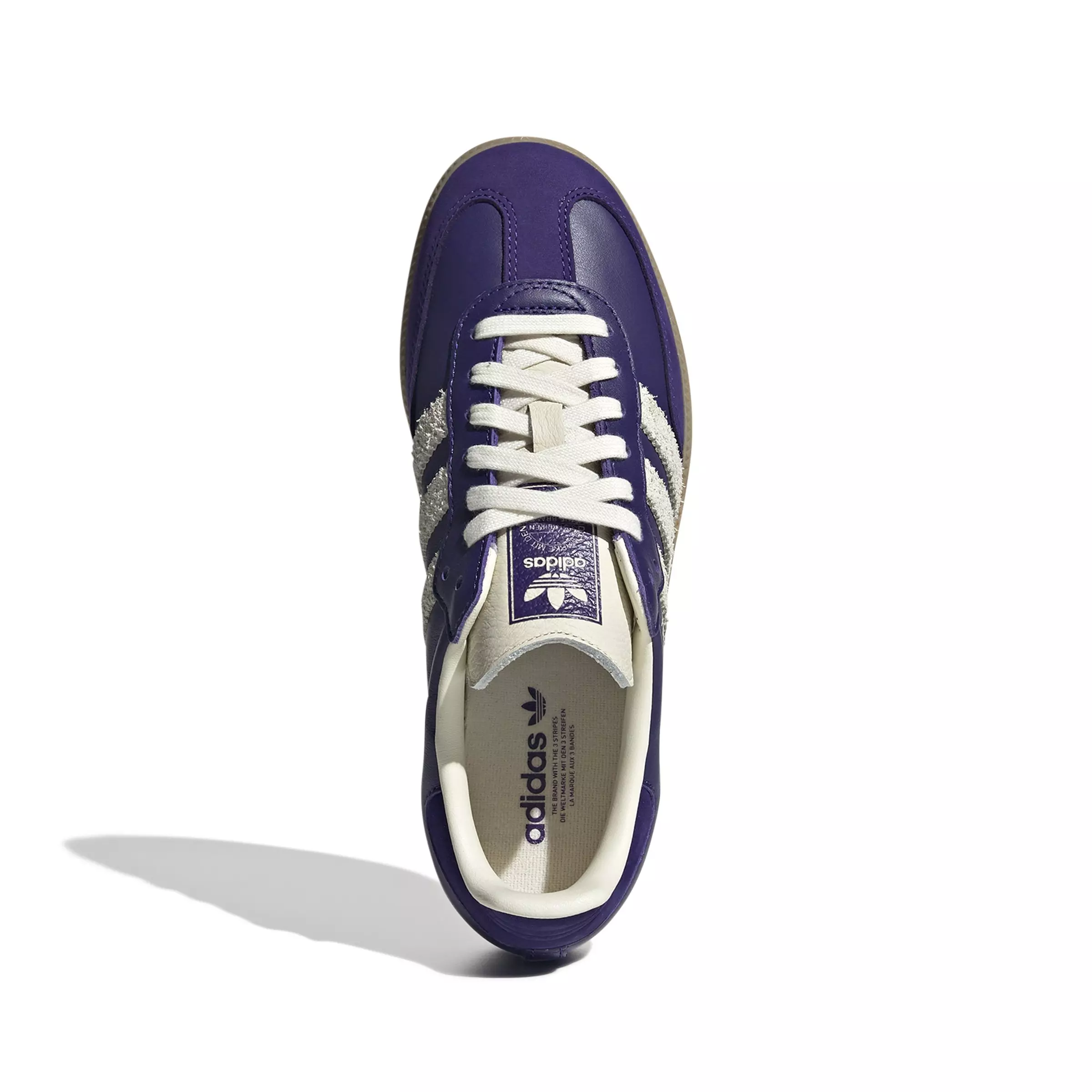 adidas Originals Samba OG "Collegiate Purple/Cream White/Gum 3" Women's Shoe - PURPLE/CREAM/GUM
