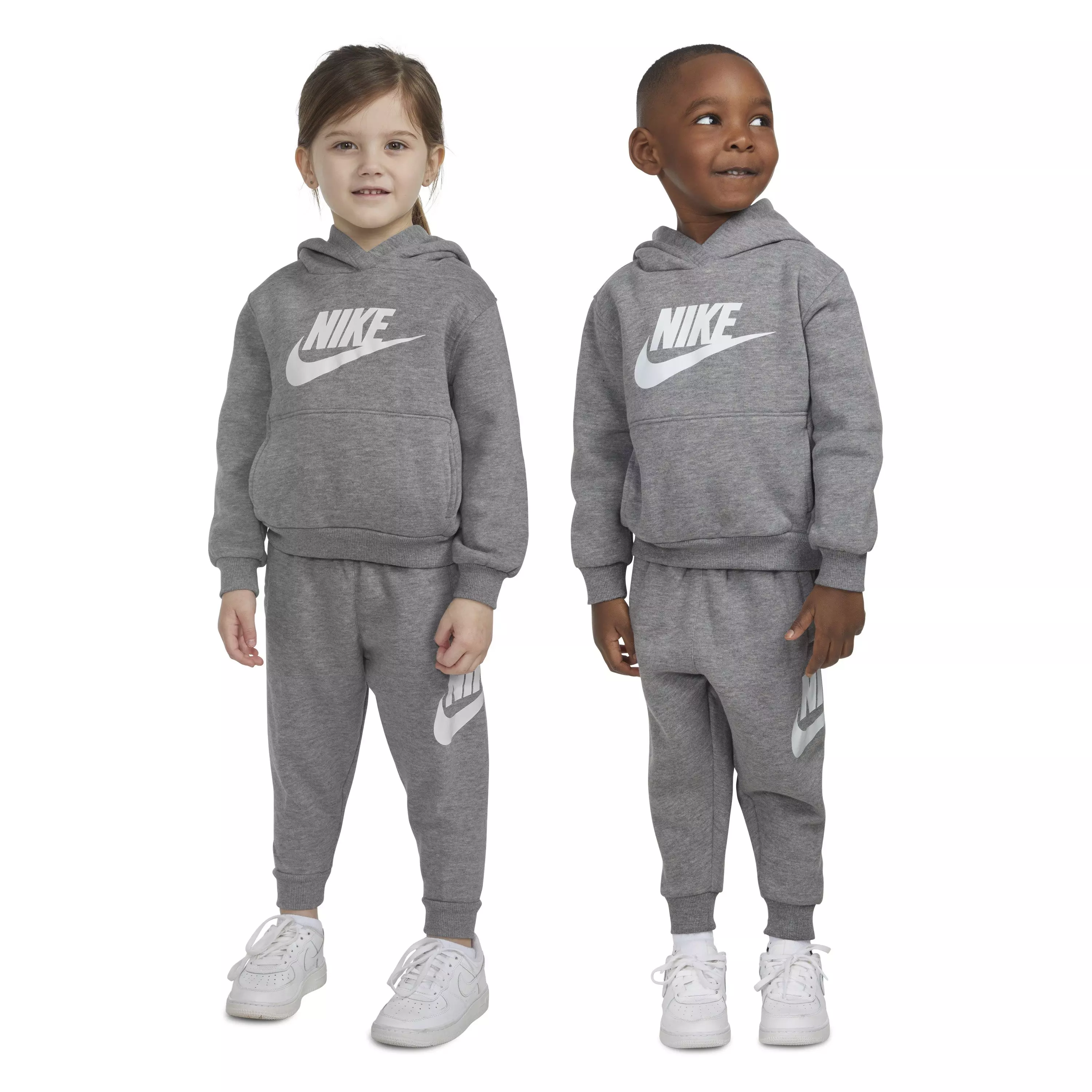 Nike Toddler Sportswear Club Fleece HBR Hoodie - Dk Grey - DK GREY