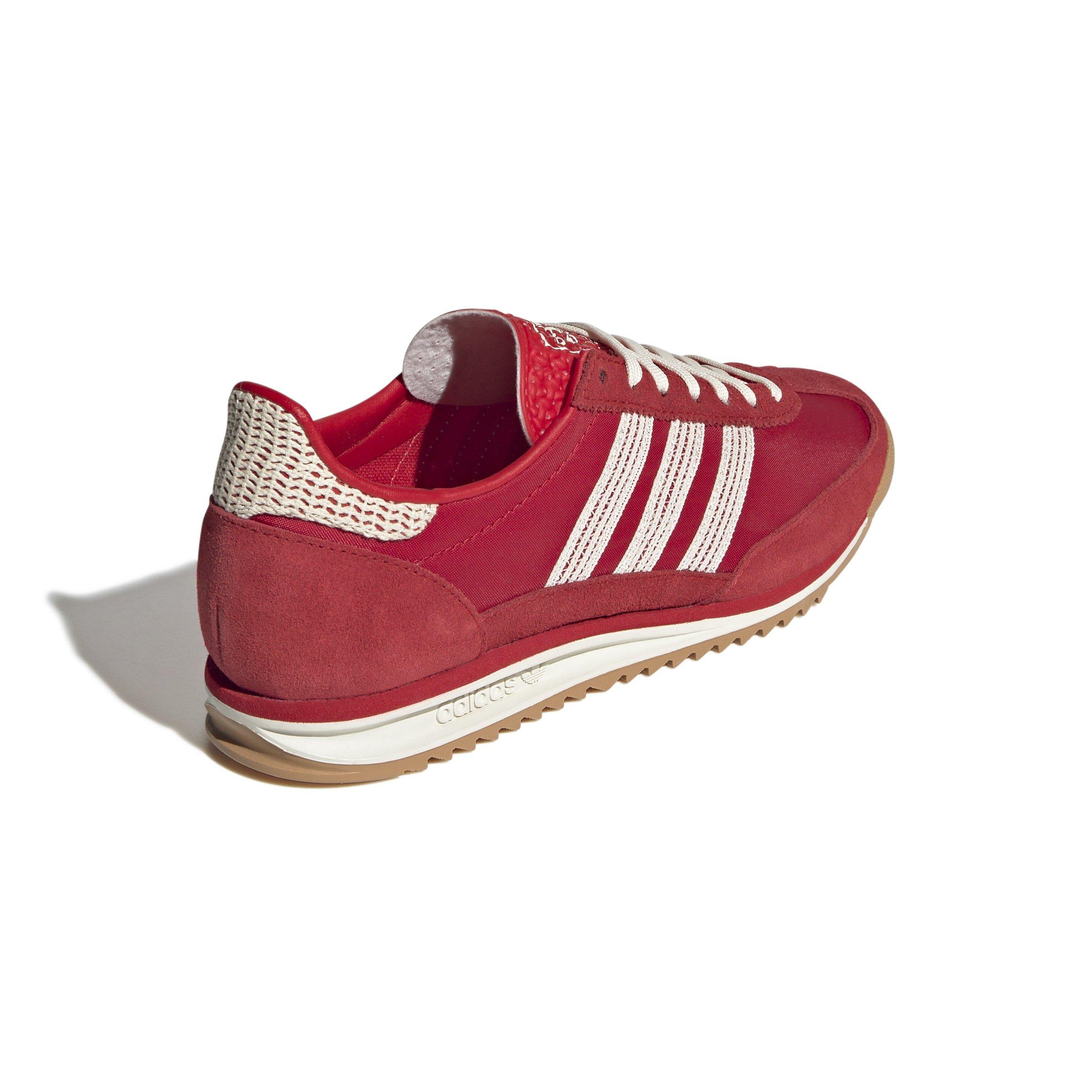 adidas Originals SL 72 OG "Better Scarlet/Wonder White/Off White" Women's Shoe - SCARLET/WHITE/OFF WHITE Thumbnail View 4