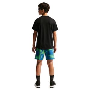 Nike Big Boys' Miler Dri-FIT Shorts - Blue/Green - BLUE/GREEN