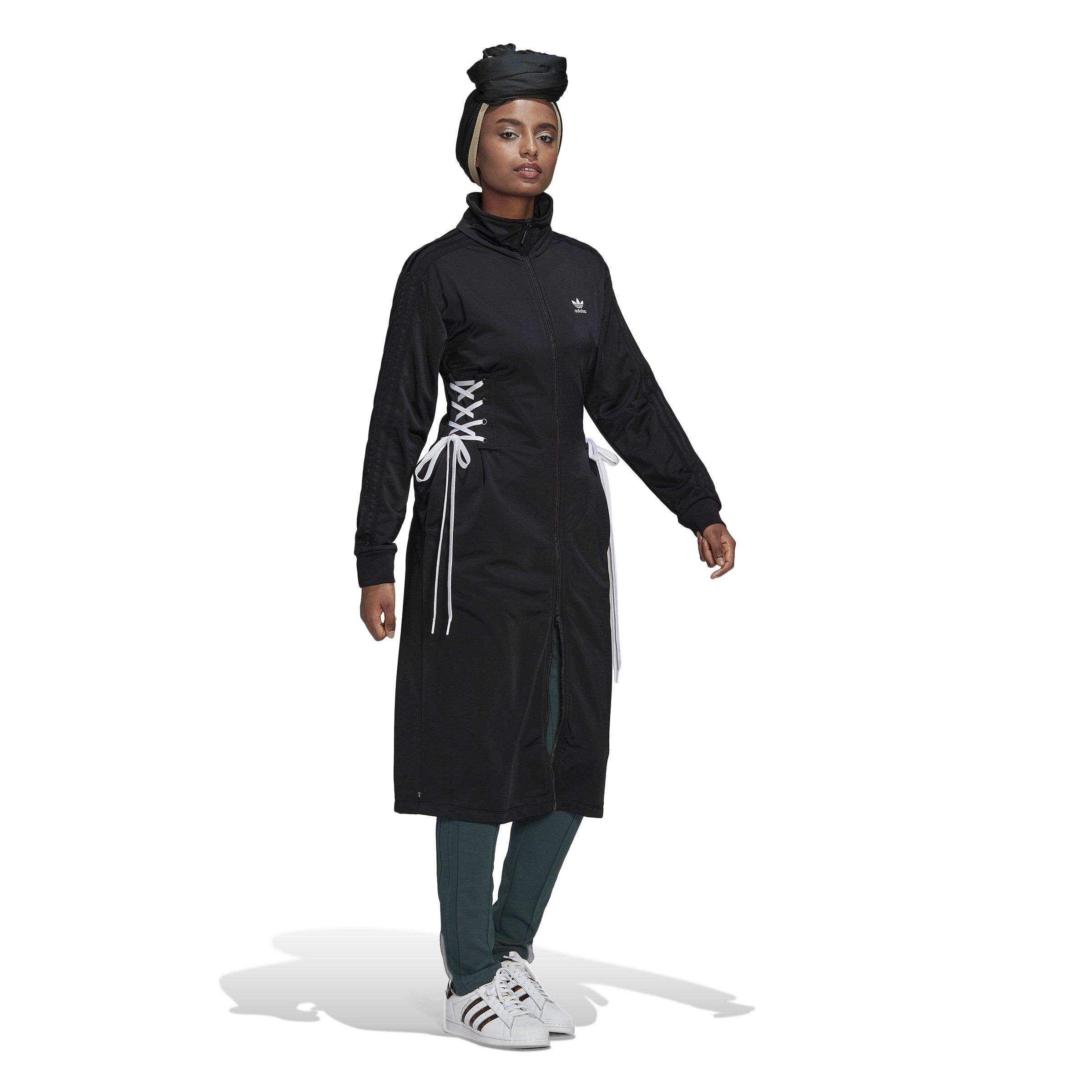 adidas Women's Always Original Laced Track Top - Black - BLACK Thumbnail View 6