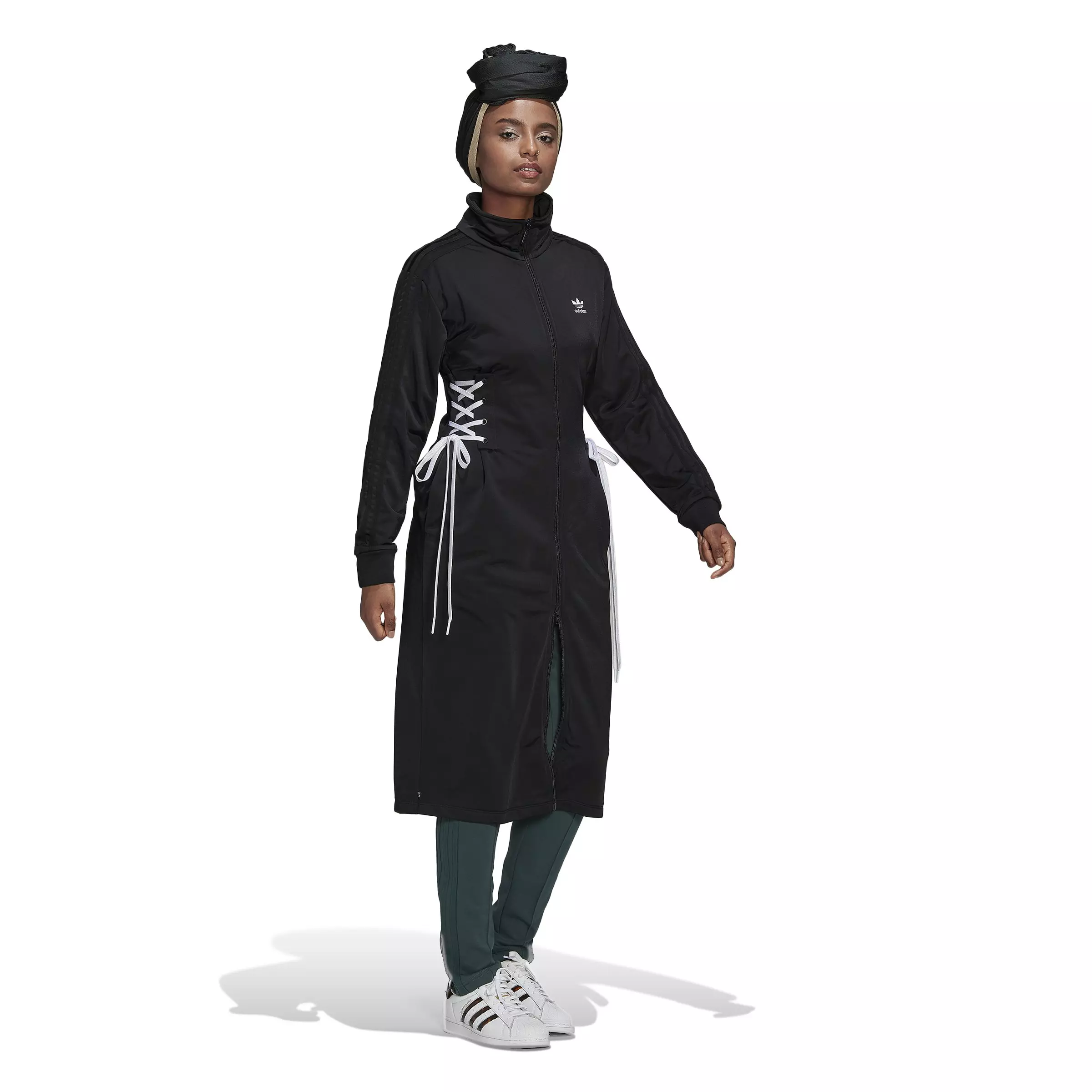 adidas Women's Always Original Laced Track Top - Black - BLACK