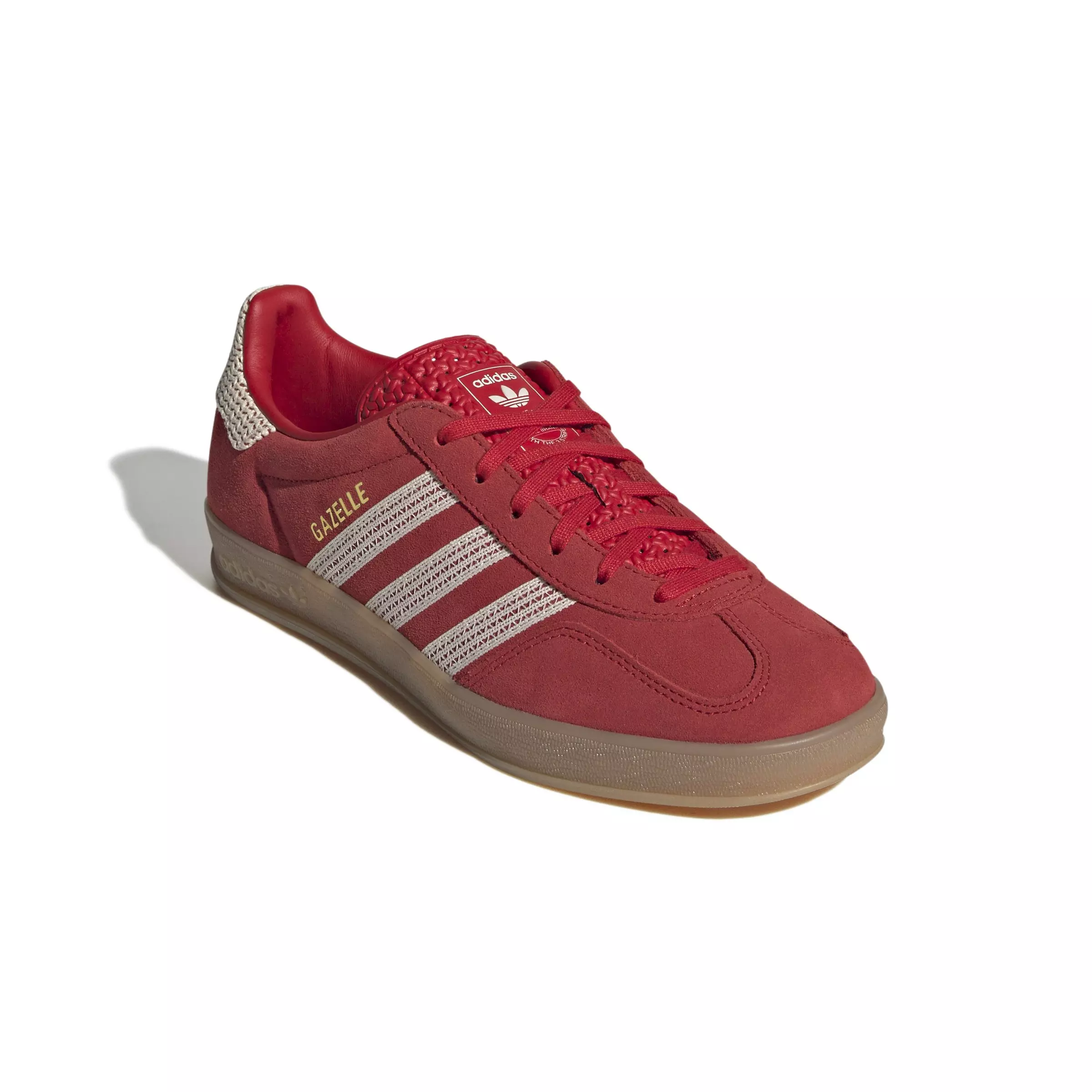 adidas Originals Gazelle "Better Scarlet/Wonder White/Gum 3" Women's Shoe - SCARLET/WHITE/GUM