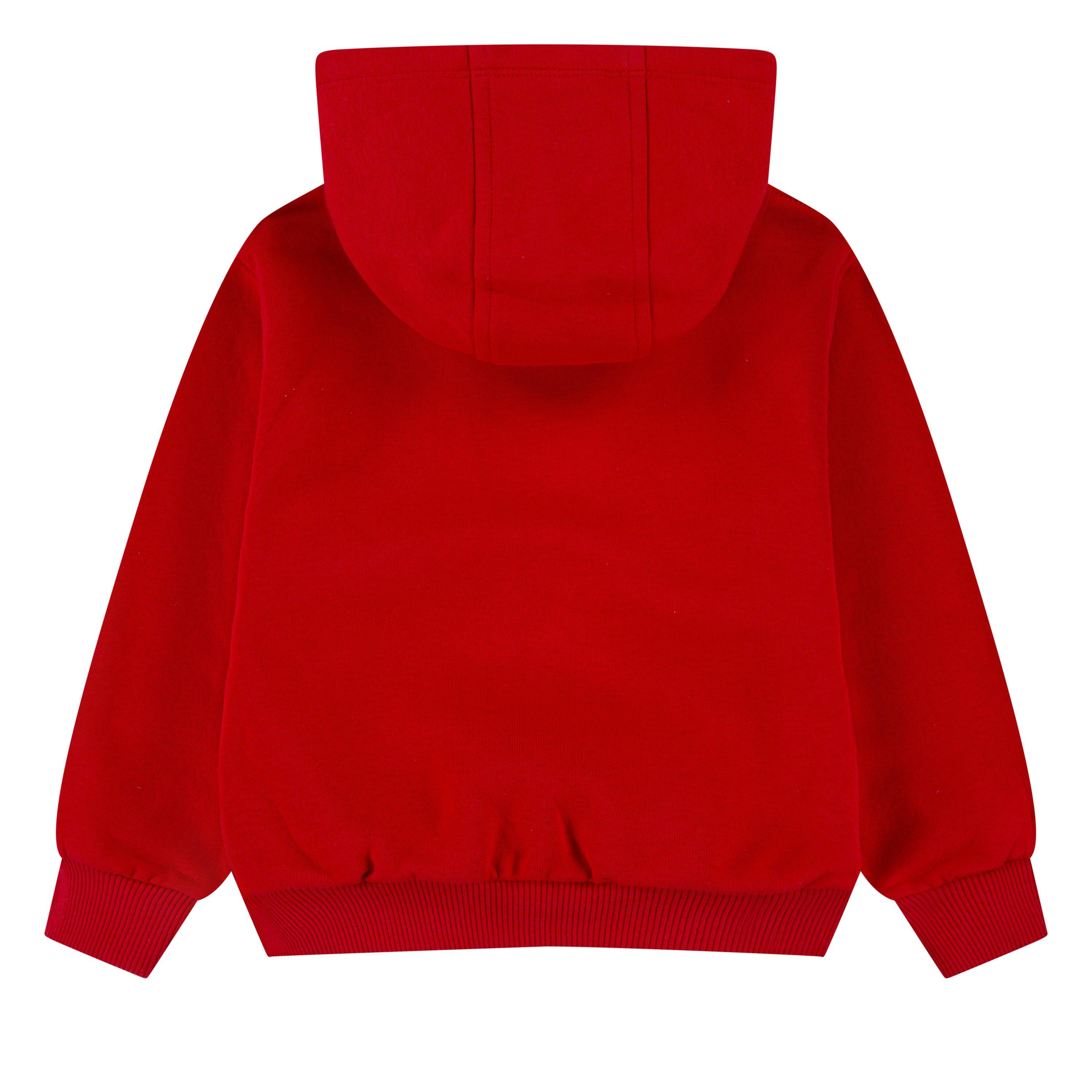 Nike Toddler Sportswear Club Fleece HBR Hoodie -Red - RED Thumbnail View 2
