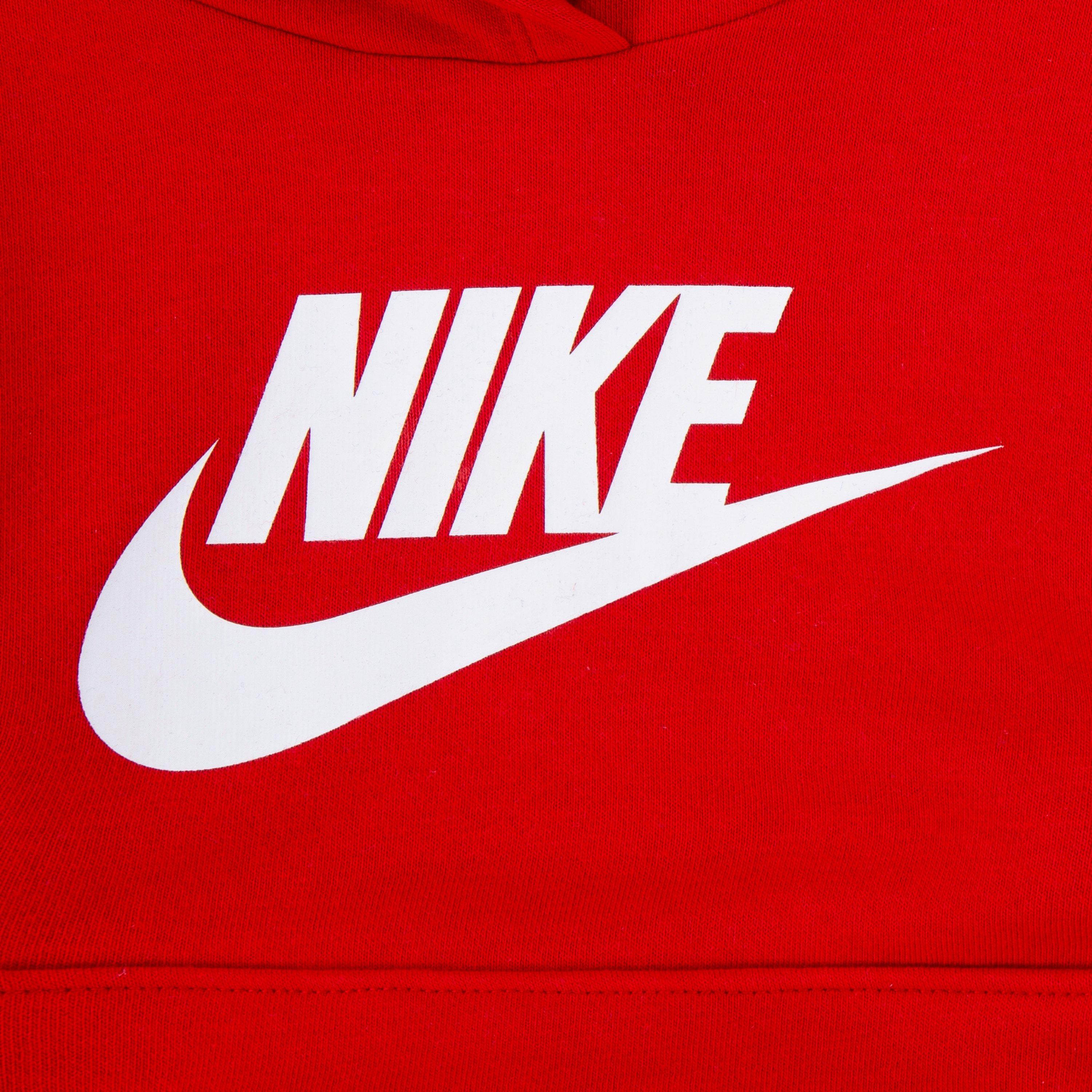 Nike Toddler Sportswear Club Fleece HBR Hoodie - Red - RED Thumbnail View 3
