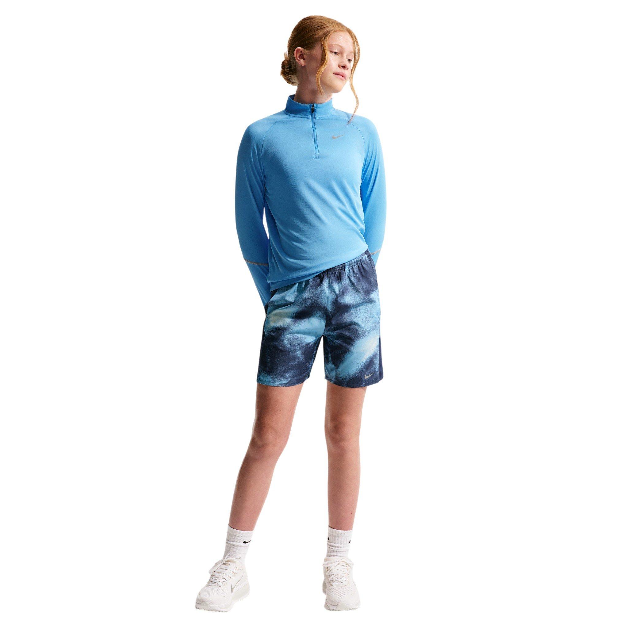 Nike Big Boys' Miler Dri-FIT Shorts - Blue - BLUE Thumbnail View 1