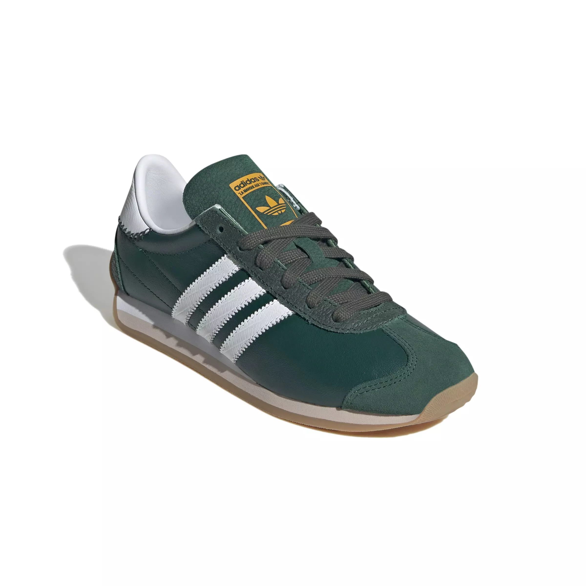 adidas Originals Country OG "Collegiate Green/Ftwr White/Shadow Green" Women's Shoe - GREEN/WHITE/GREEN