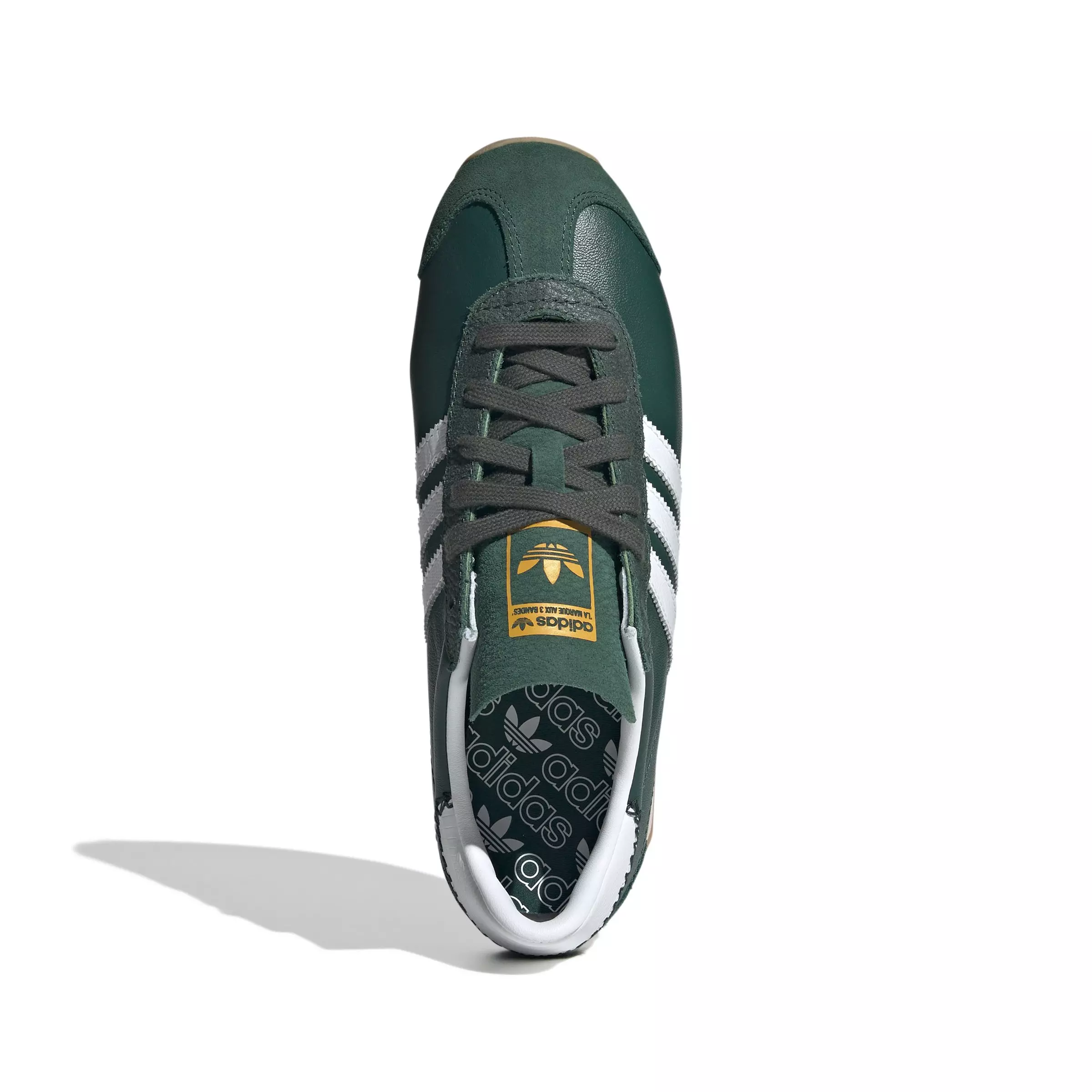 adidas Originals Country OG "Collegiate Green/Ftwr White/Shadow Green" Women's Shoe - GREEN/WHITE/GREEN