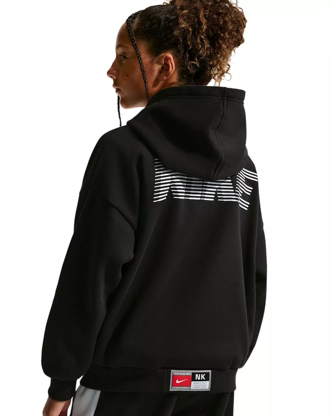Nike Big Kids' Dri-FIT Basketball Hoodie - Black - BLACK