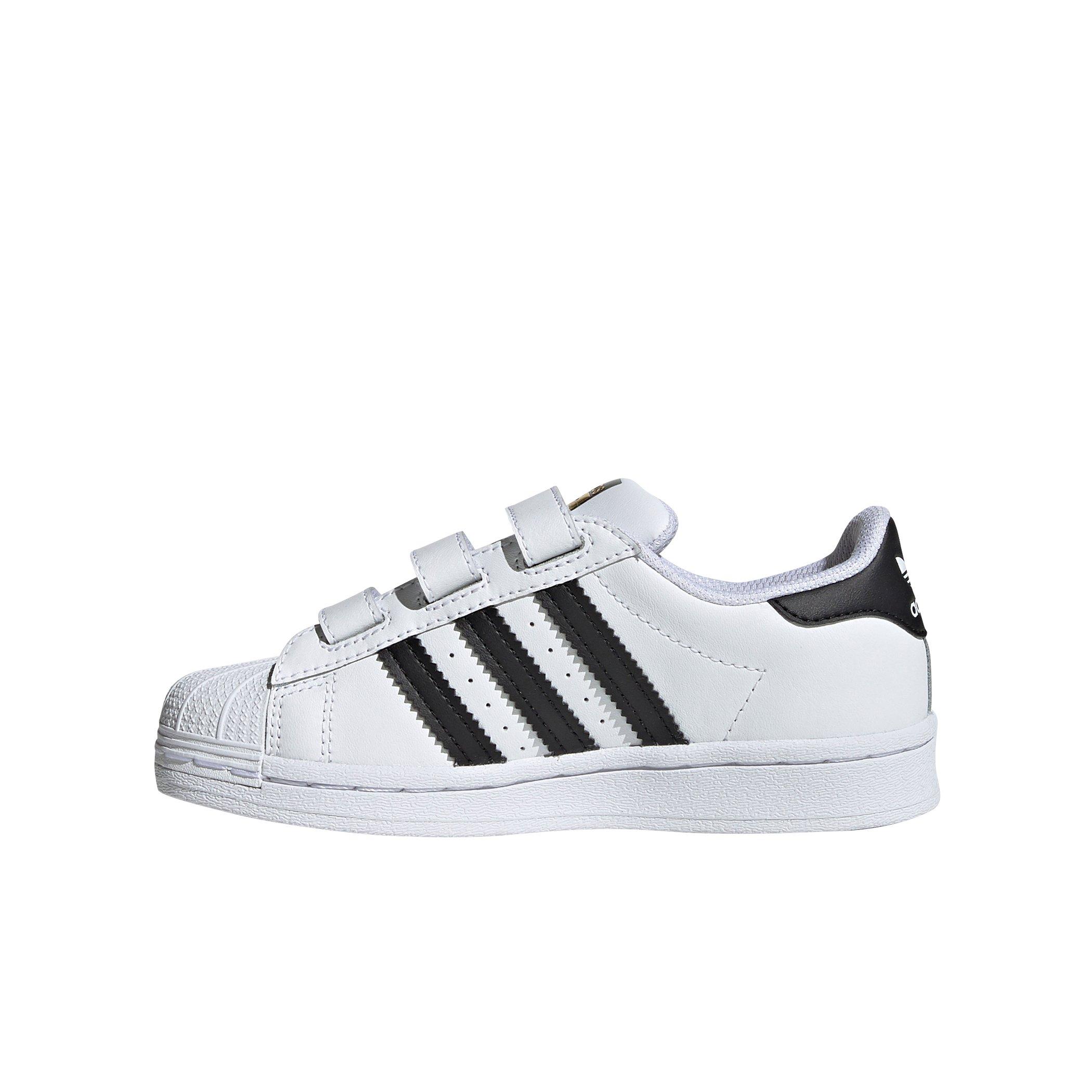 Adidas white velcro hot sale school shoes