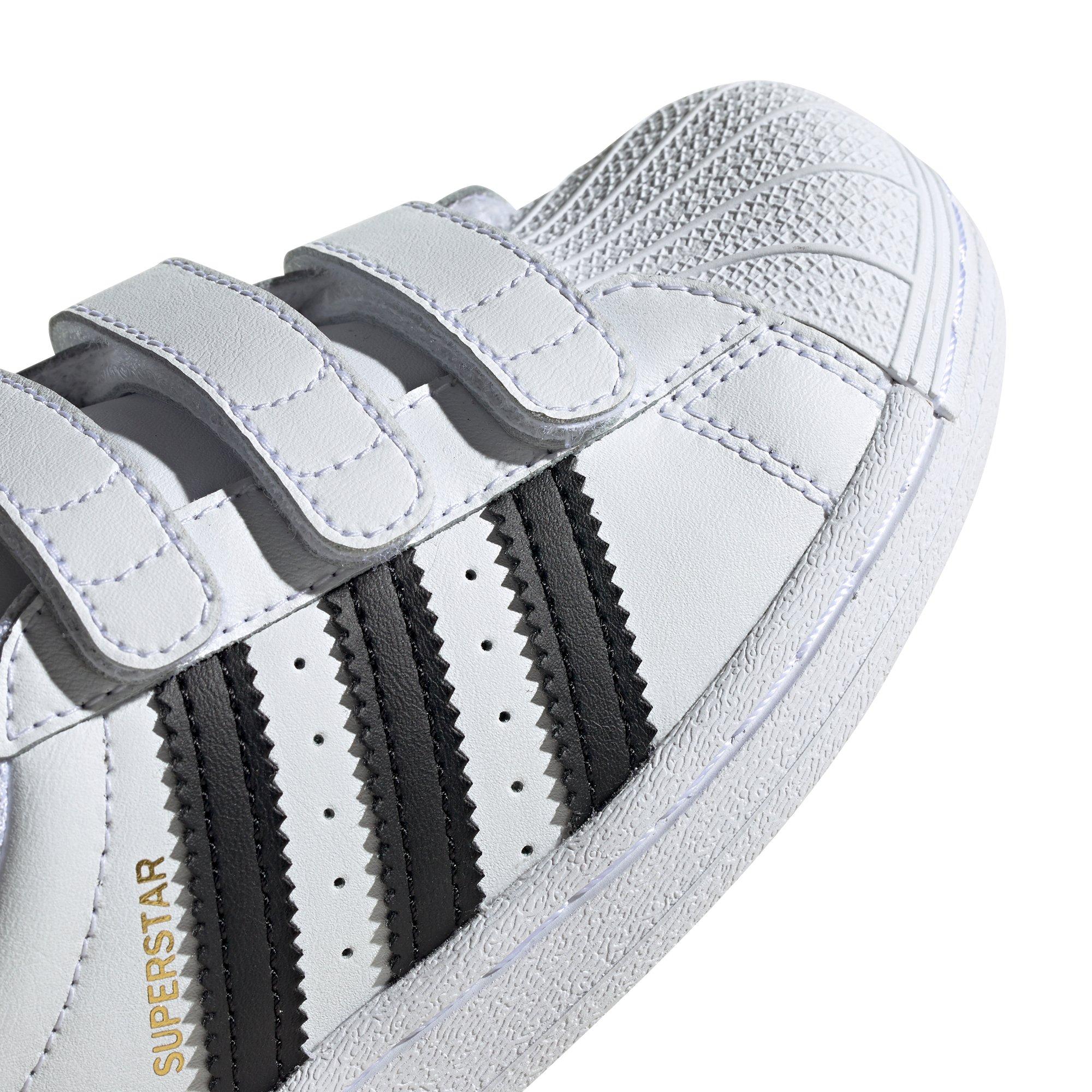 adidas Originals Superstar Velcro "White/Black" Preschool Boys'