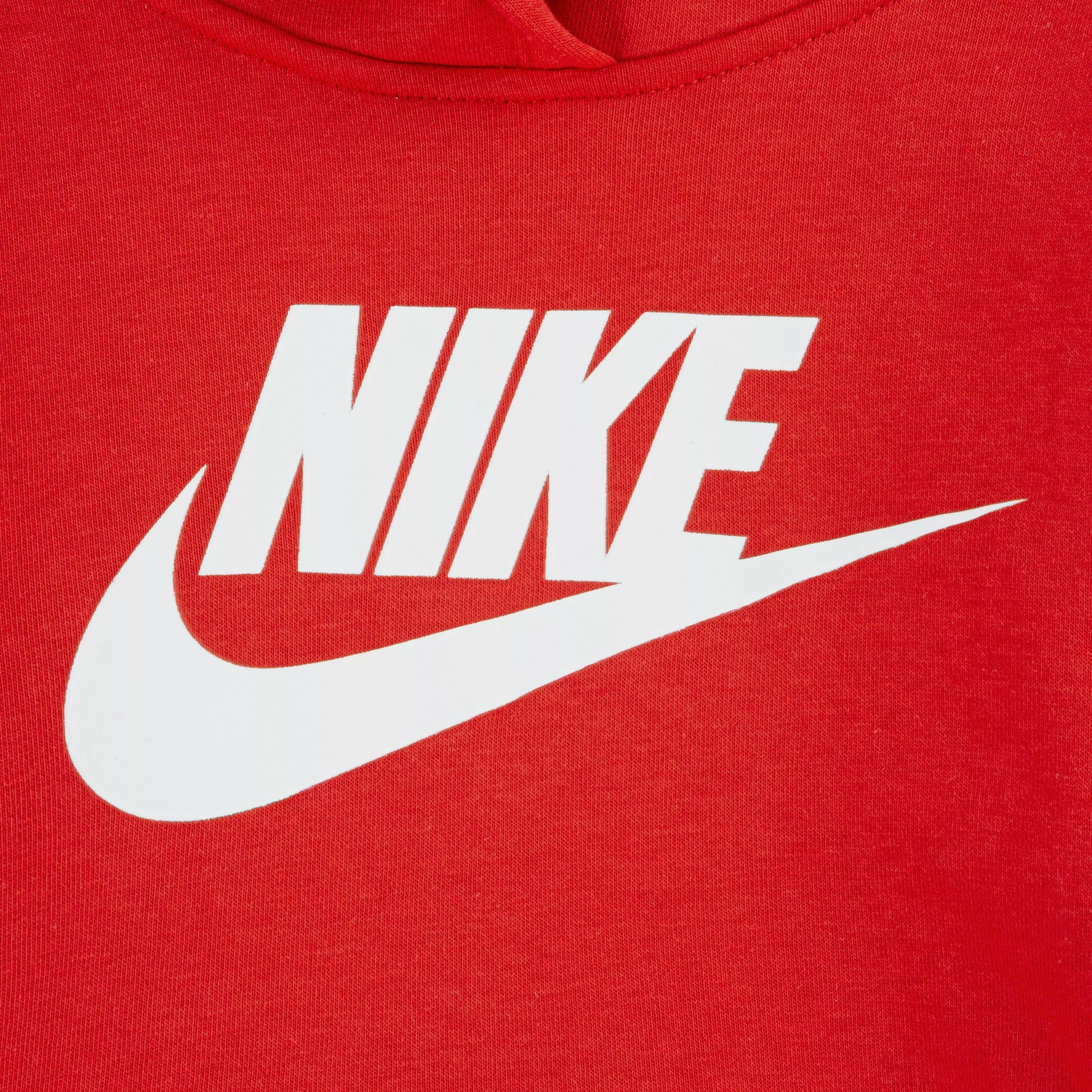 Nike Little Kids' Sportswear Club Fleece HBR Hoodie -Red - RED