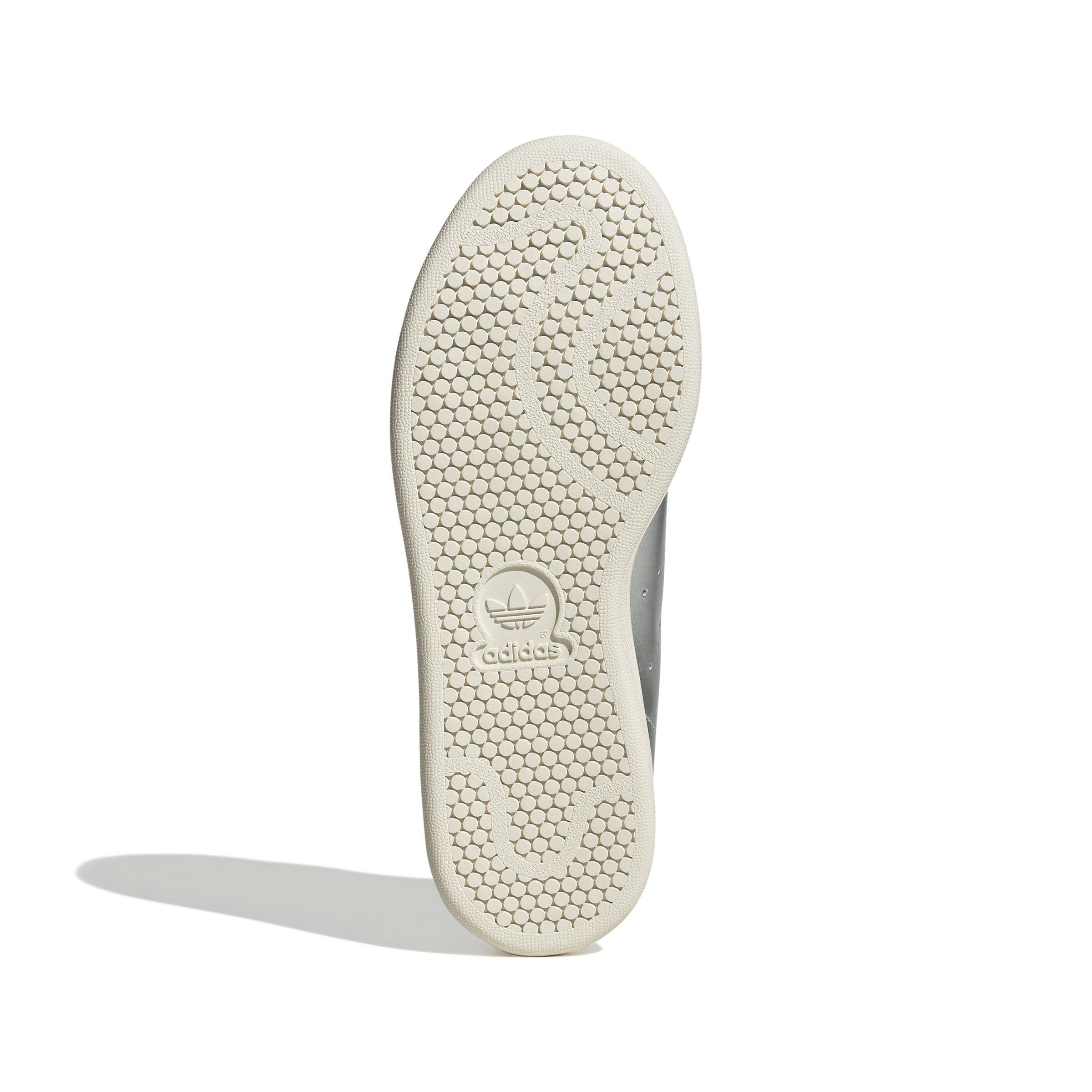 adidas Originals Stan Smith "Silver Metallic/Silver Metallic/Core Black" Women's Shoe - SILVER/SILVER/BLACK Thumbnail View 6