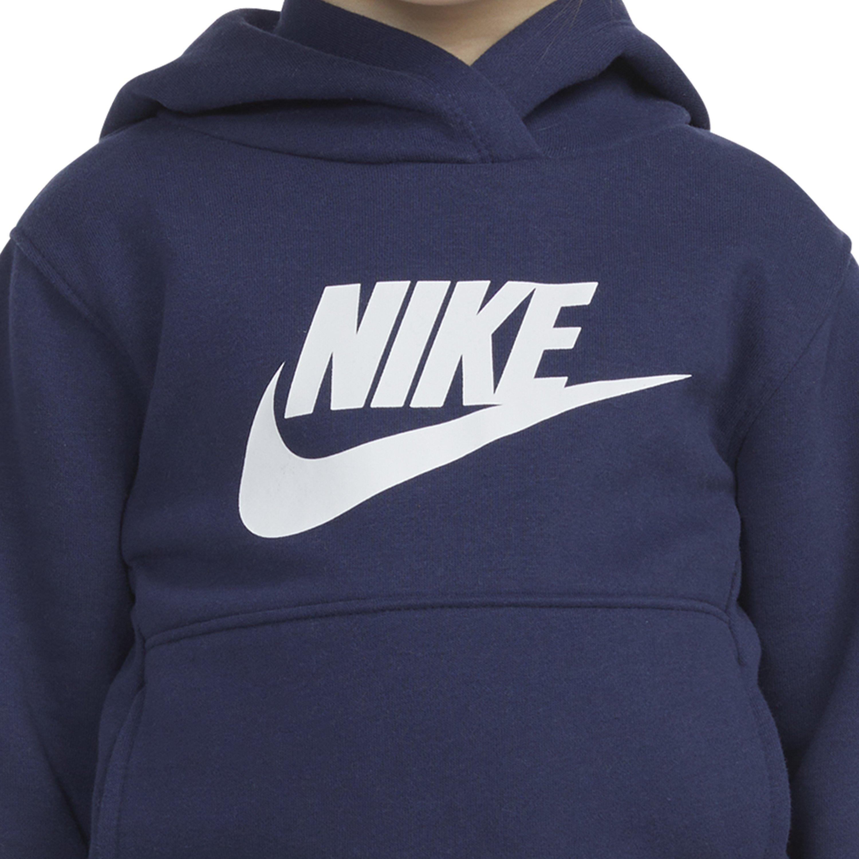 Nike Toddler Sportswear Club Fleece HBR Hoodie -Navy - NAVY Thumbnail View 3