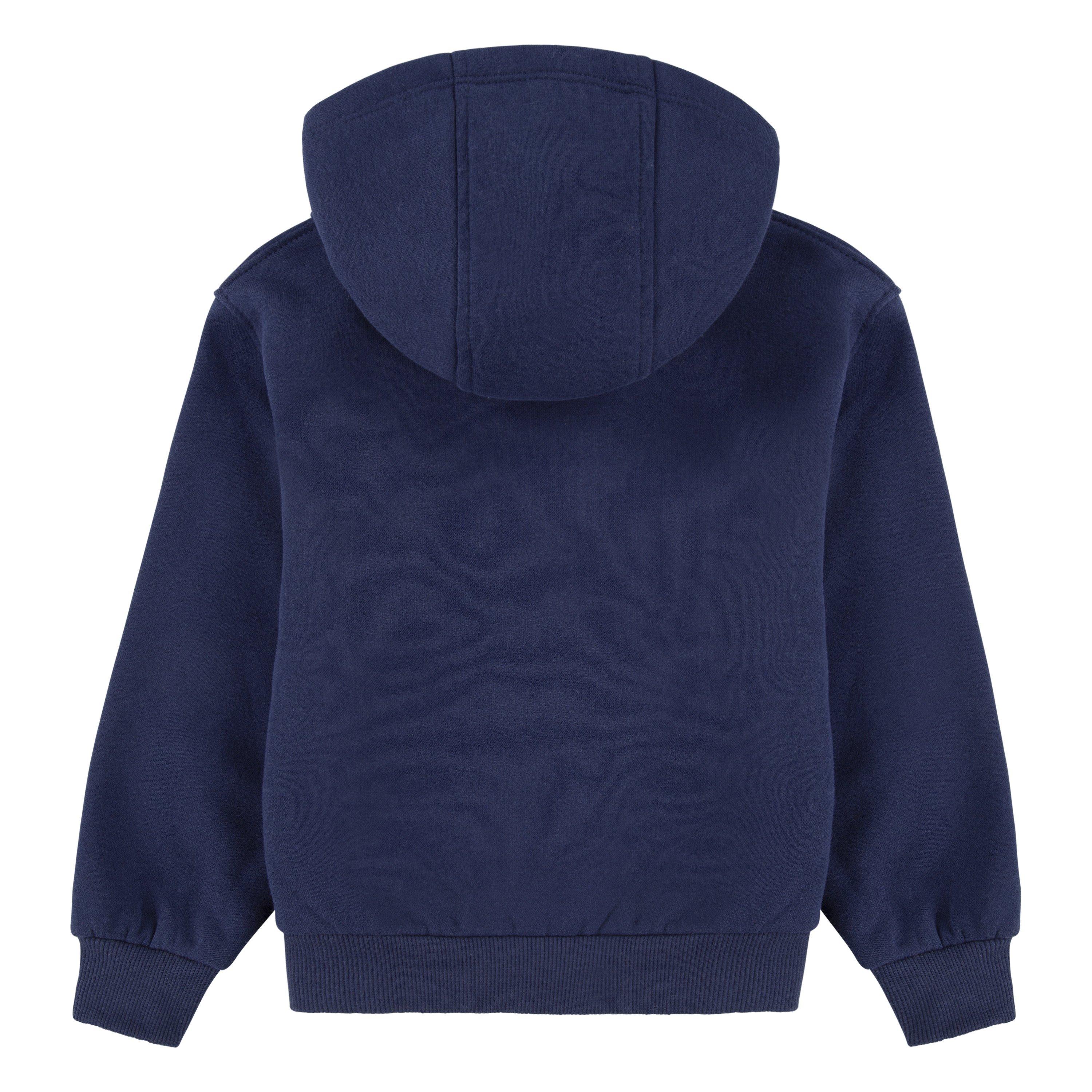 Nike Toddler Sportswear Club Fleece HBR Hoodie - Navy - NAVY Thumbnail View 7