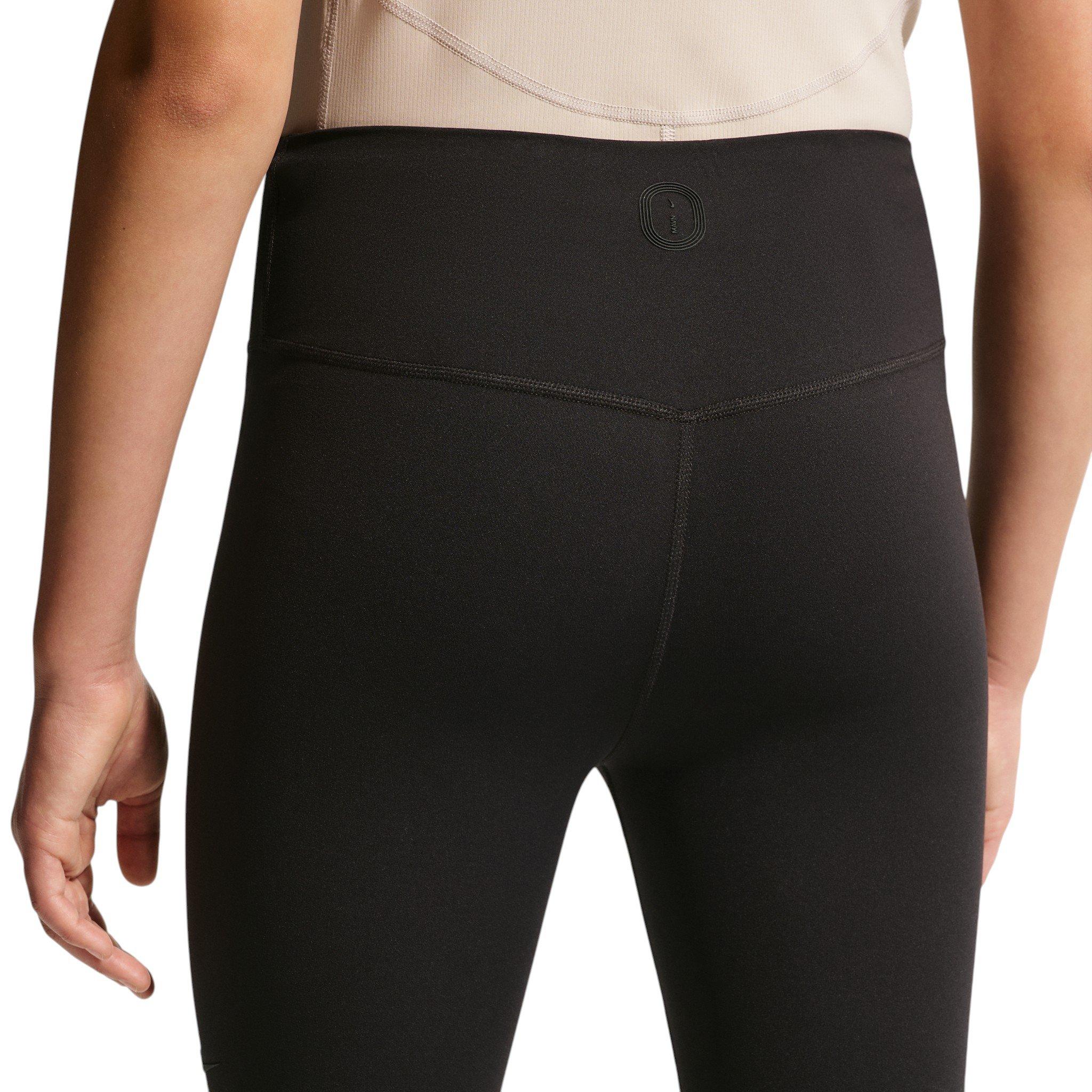Nike MAVN Big Girls' Black High-Waisted Leggings