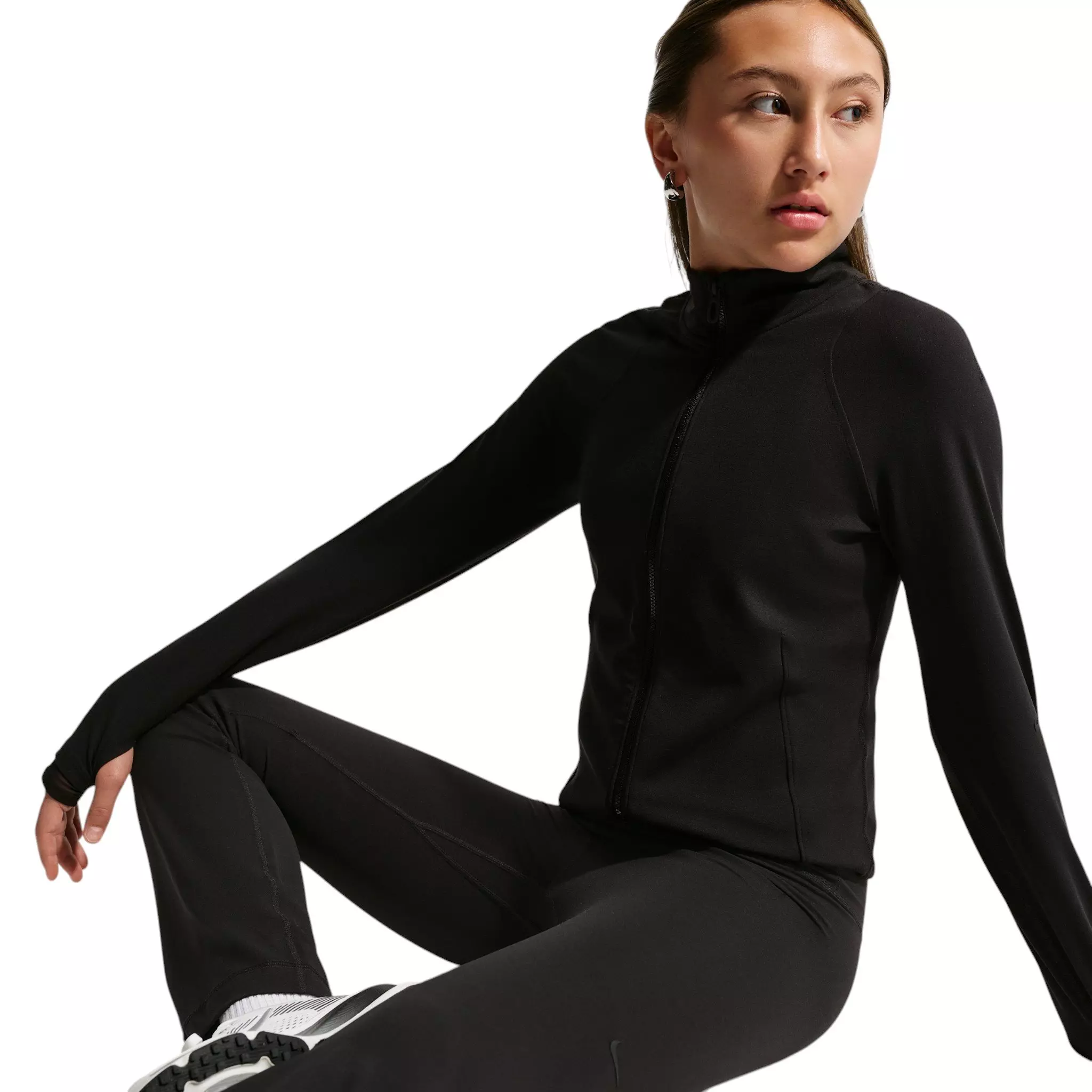 Nike Big Girls' MAVN High-Waisted Leggings - Black - BLACK