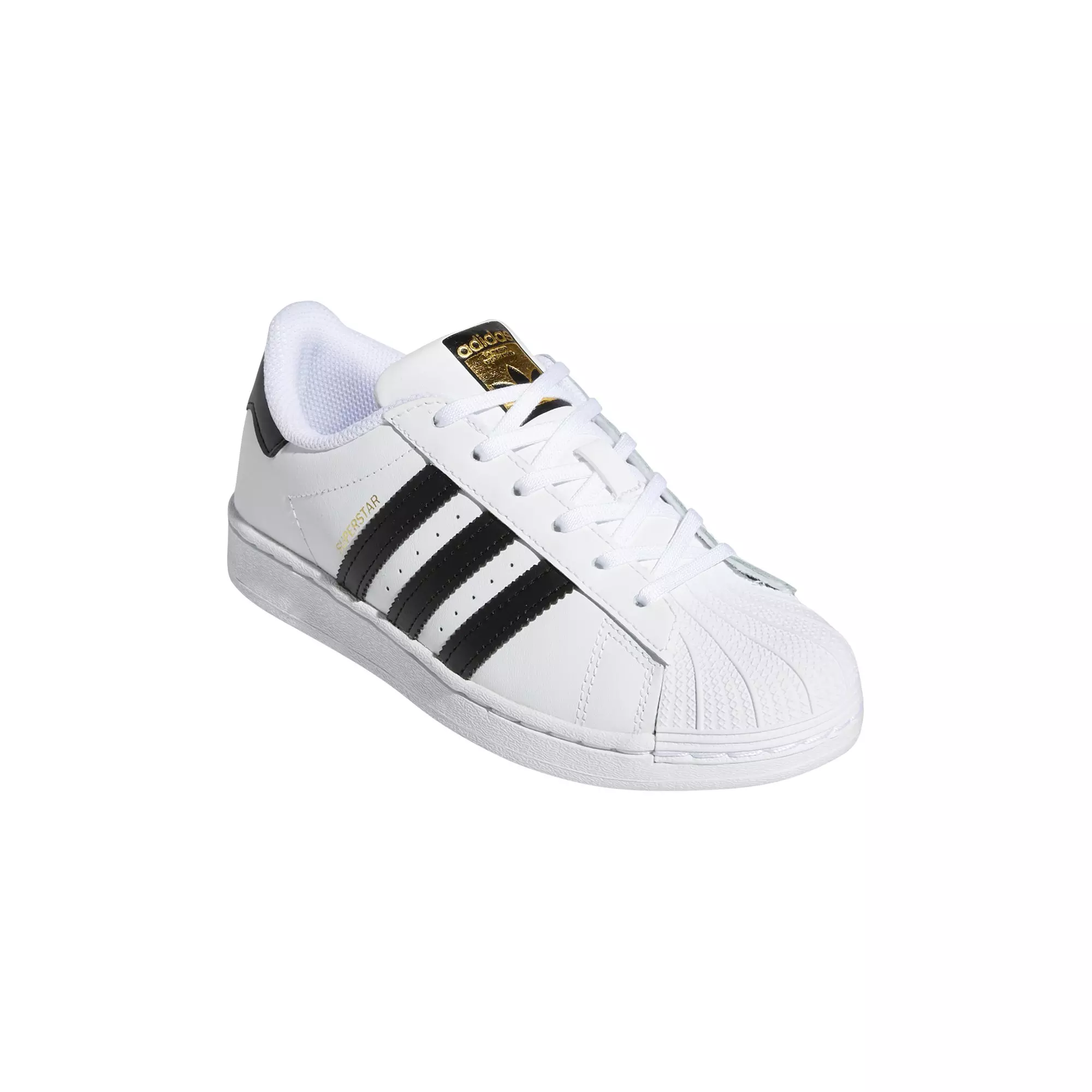 adidas Originals Superstar "White/Black" Preschool Boys' Shoe - BLACK/WHITE