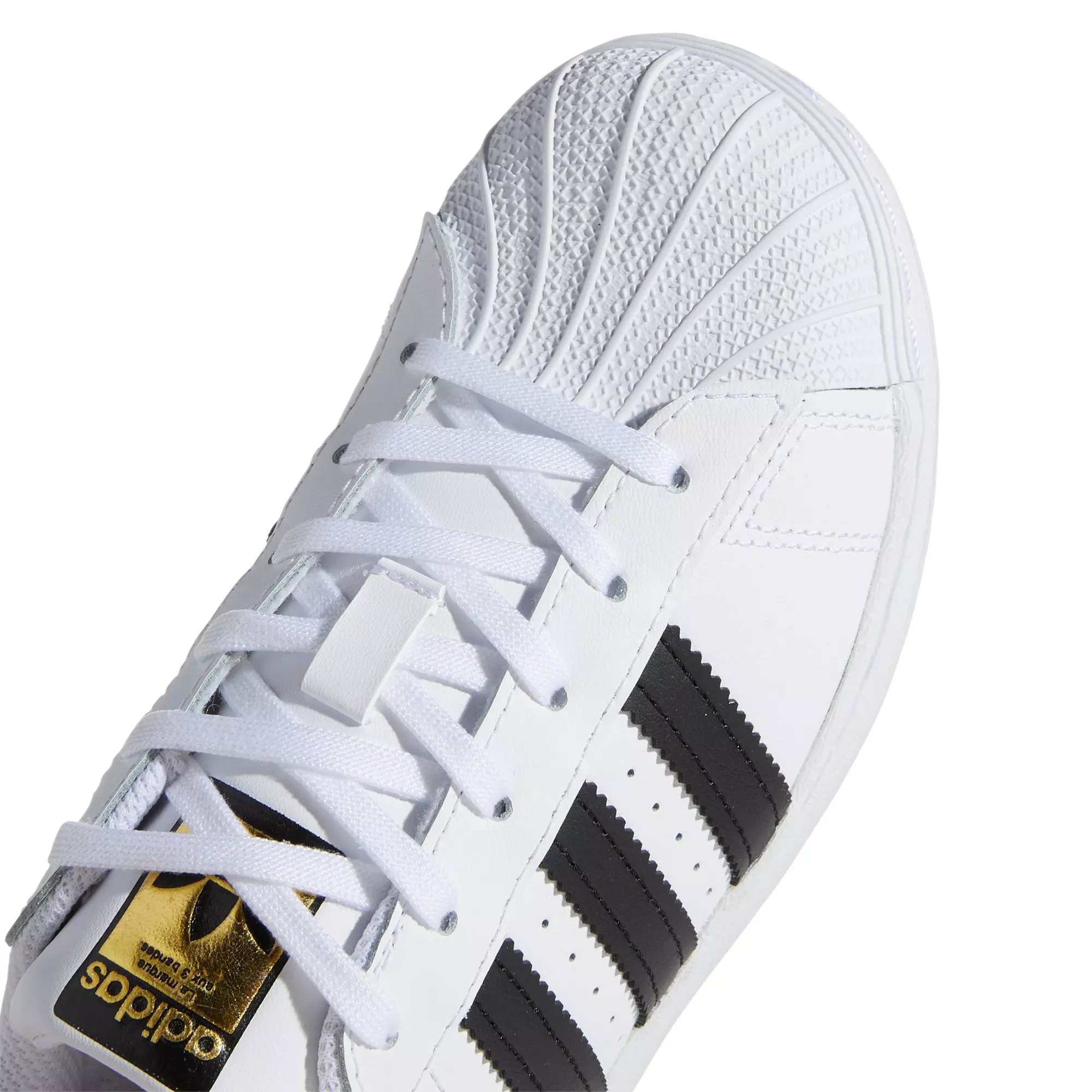 adidas Originals Superstar "White/Black" Preschool Boys' Shoe - BLACK/WHITE