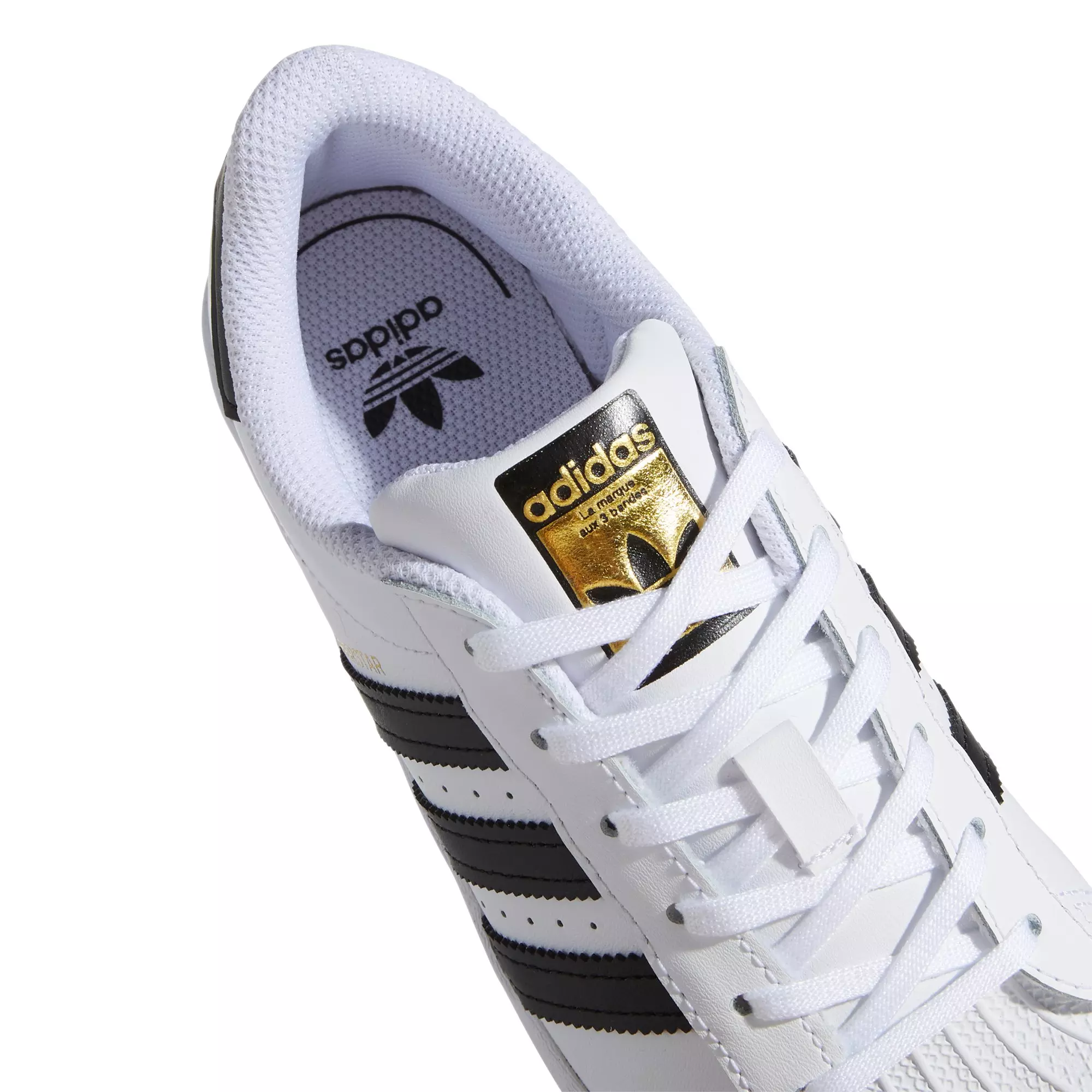 adidas Originals Superstar "White/Black" Preschool Boys' Shoe - BLACK/WHITE