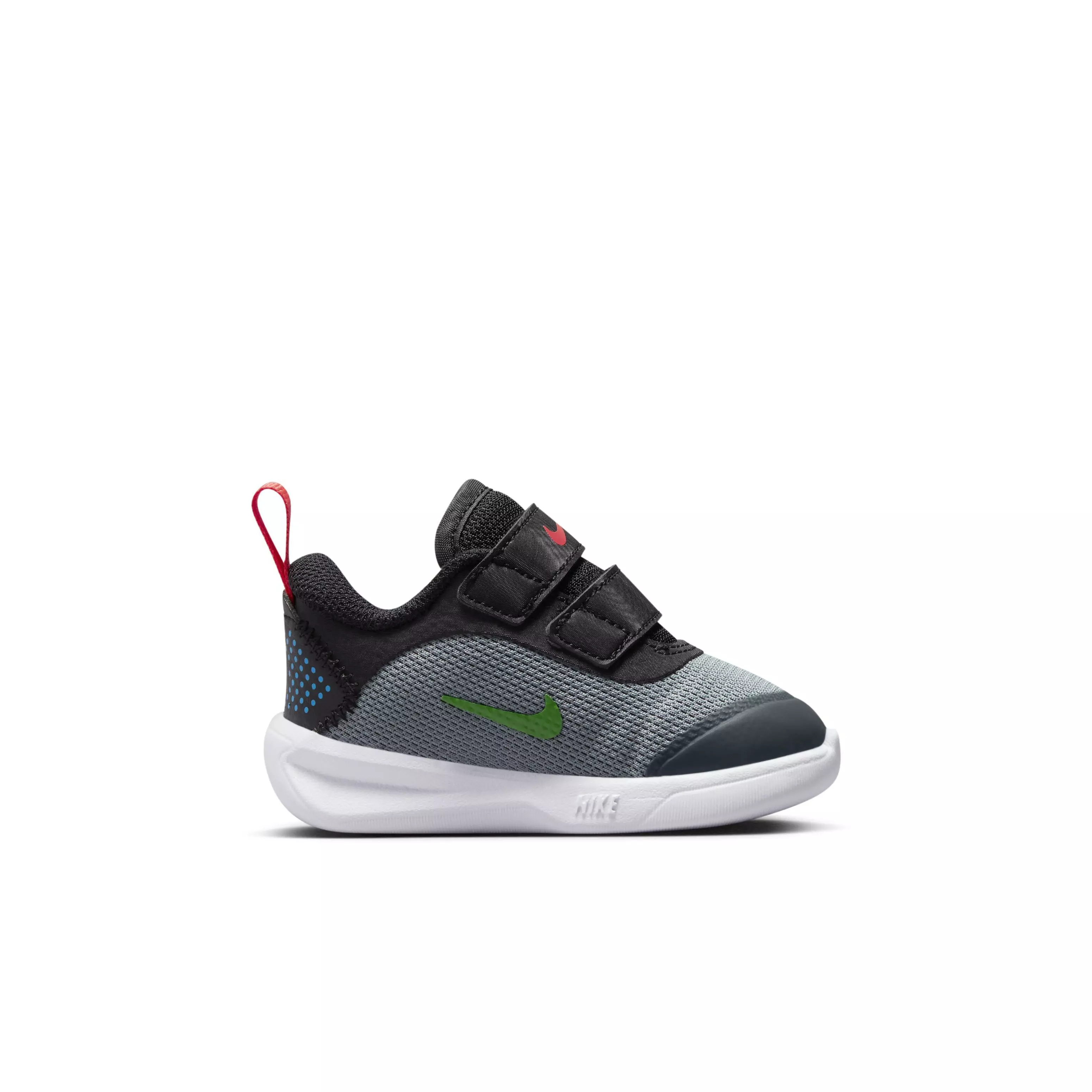 Nike Omni Multi-Court "Black/Grey/Dark Grey/White" Infant Boys' Shoe - BLACK/GREY/DK GREY/WHITE