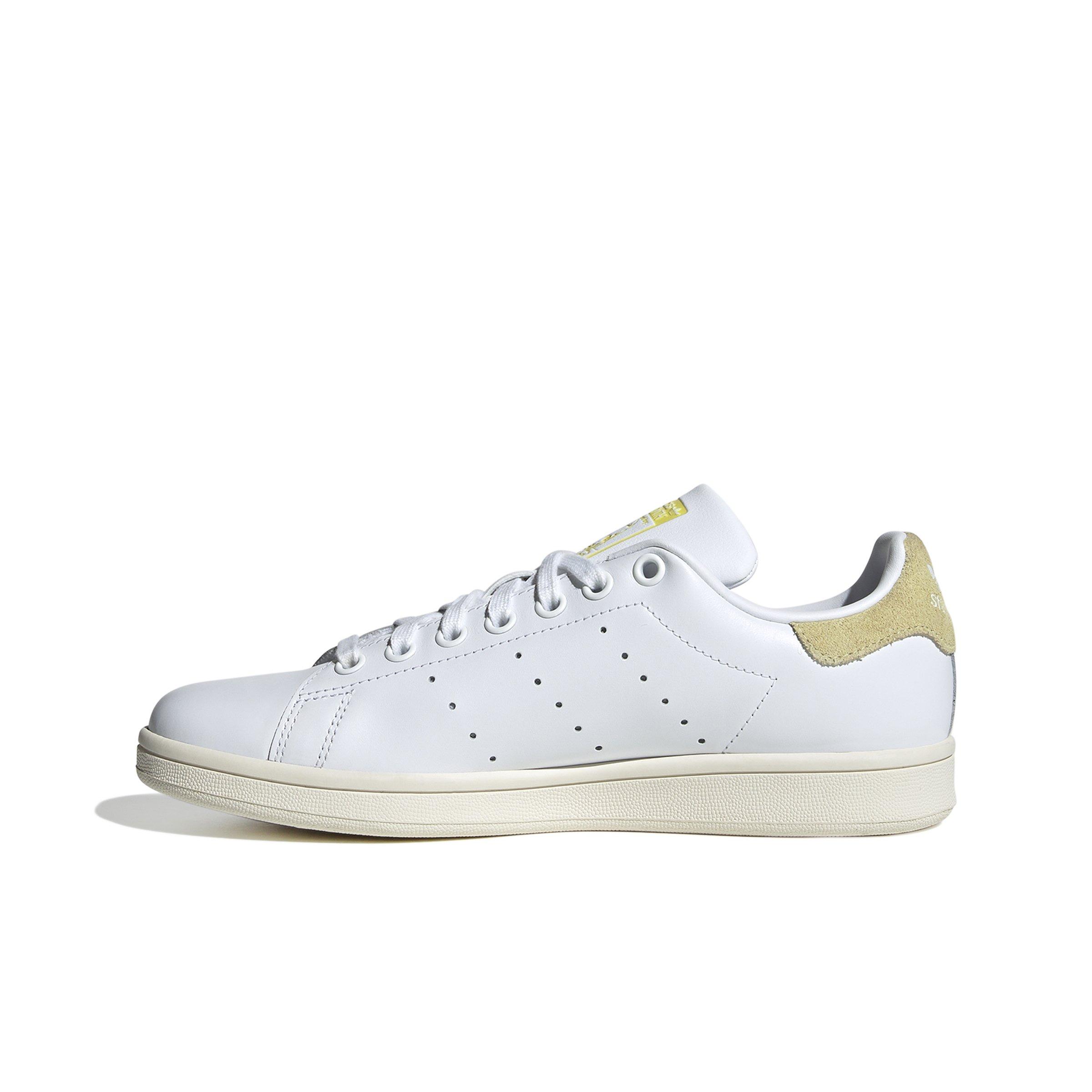 adidas Originals Stan Smith "Ftwr White/Powder Yellow/Pure Sulfur" Women's Shoe - WHITE/YELLOW/SULFUR Thumbnail View 2
