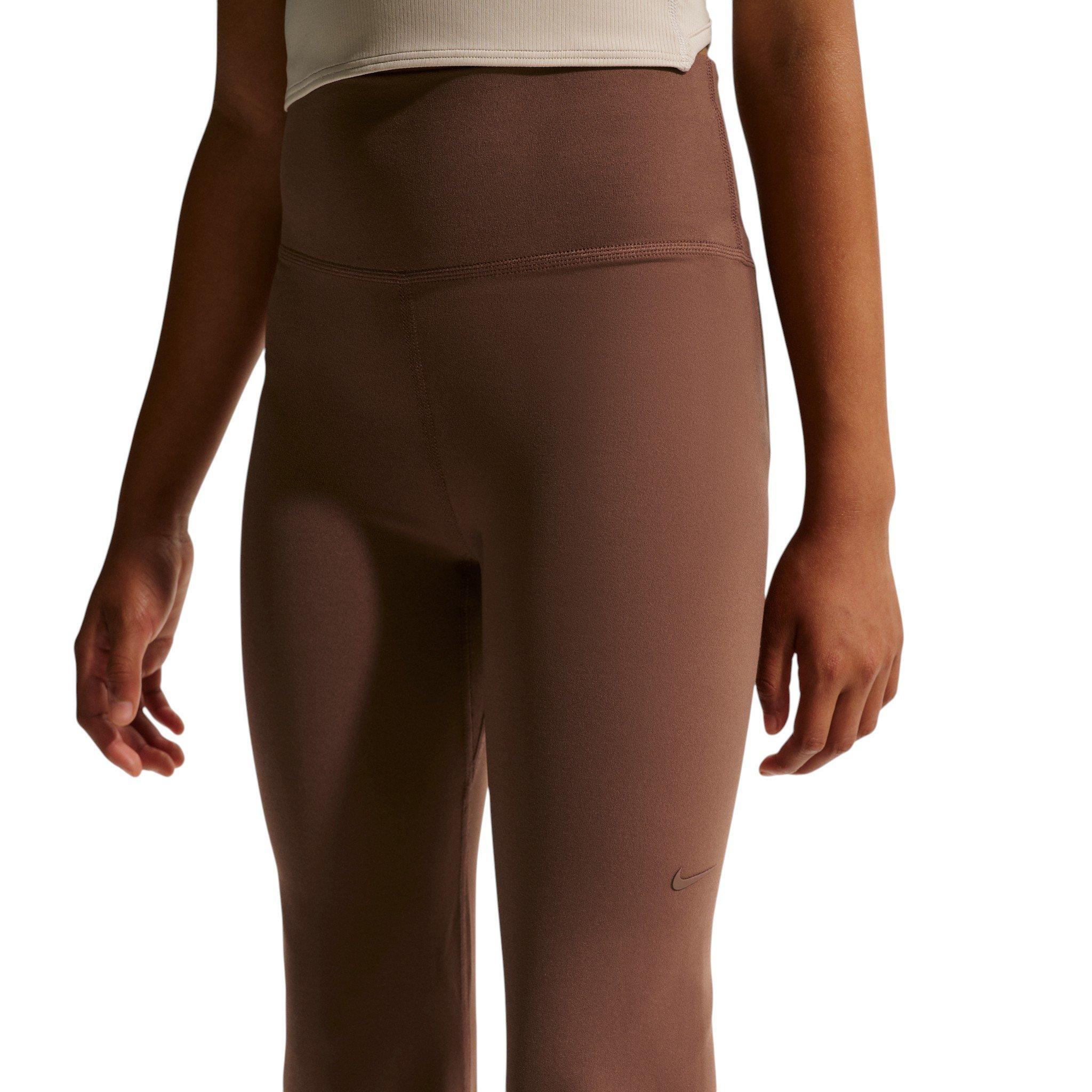 Nike Big Girls' MAVN High-Waisted Leggings - Brown - BROWN
