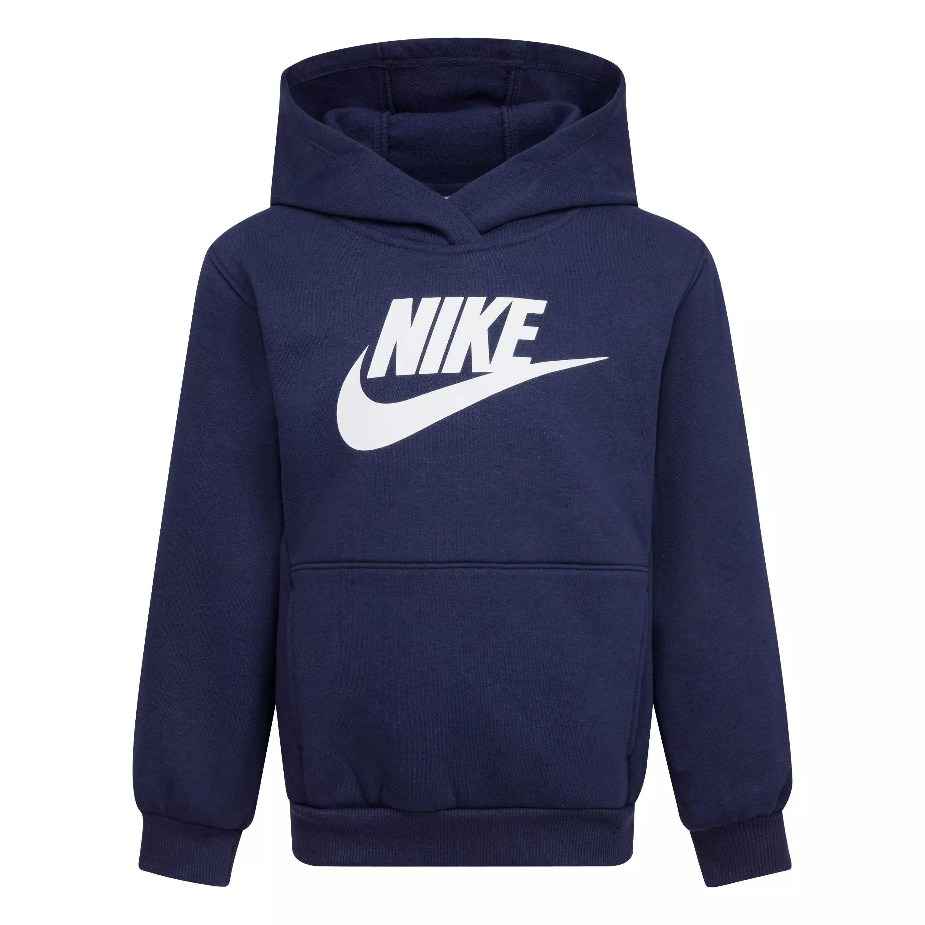 Nike Little Kids' Sportswear Club Fleece HBR Hoodie -Navy - NAVY