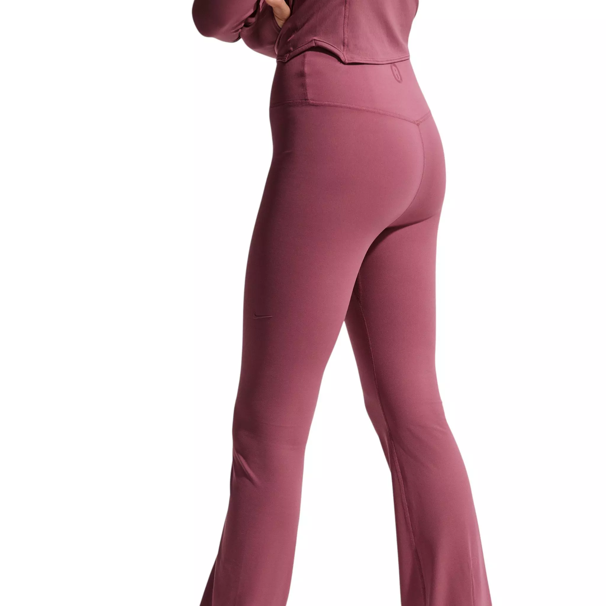 Nike Big Girls' MAVN High-Waisted Leggings - Pink Smoke - PINK SMOKE