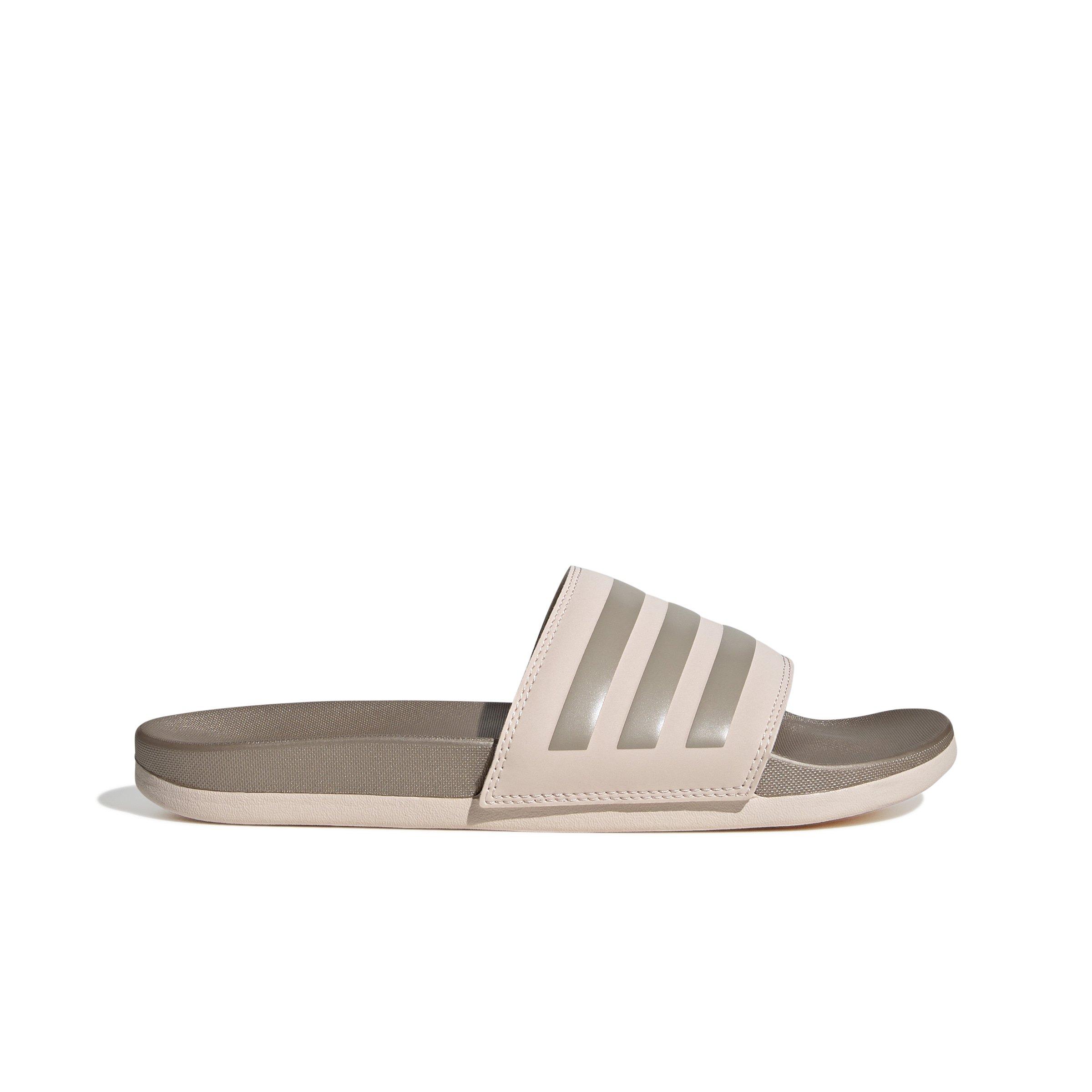 adidas Adilette Comfort "Wonder Quartz/Champagne Metallic" Women's Slide - QUARTZ/CHAMPAGNE