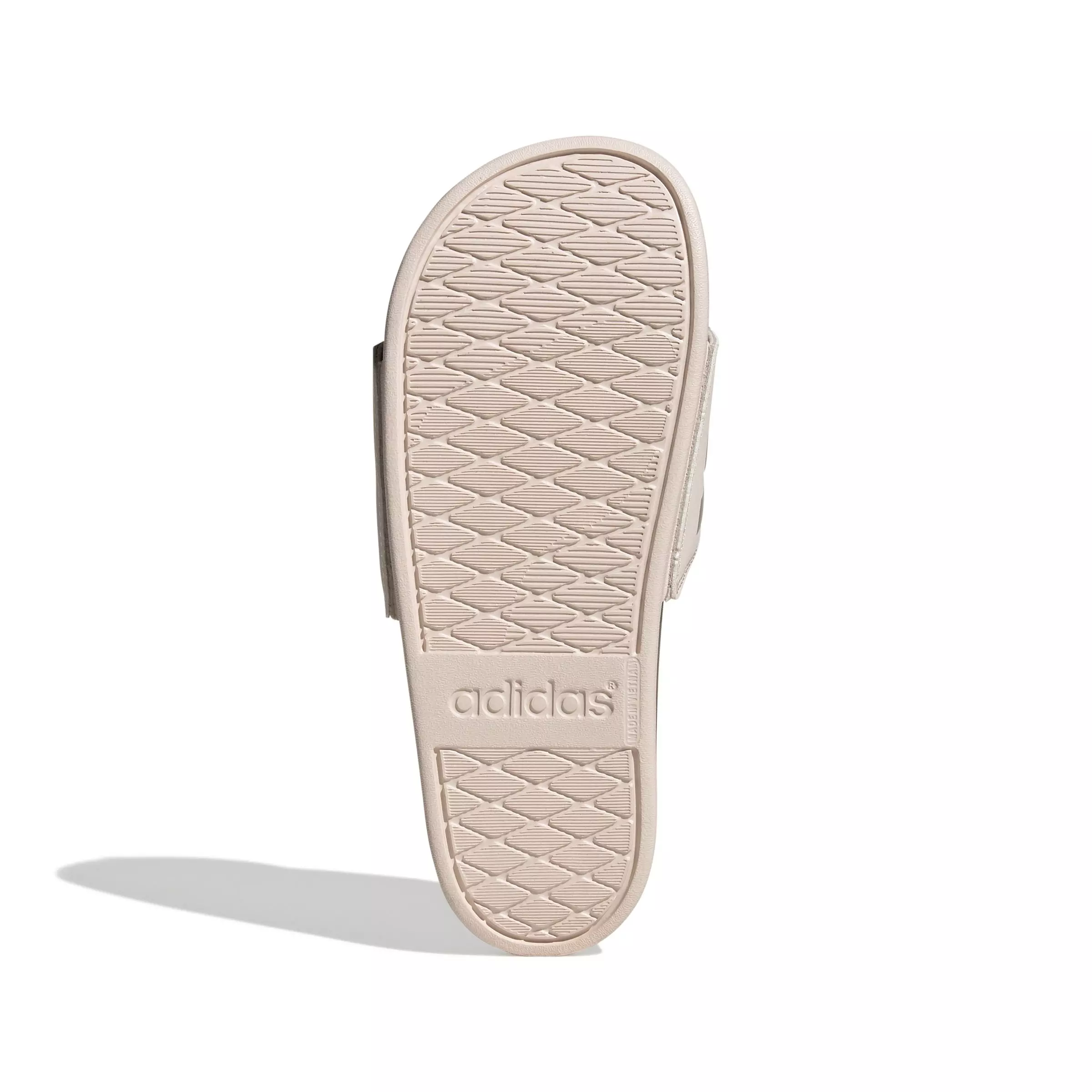 adidas Adilette Comfort "Wonder Quartz/Champagne Metallic" Women's Slide - QUARTZ/CHAMPAGNE